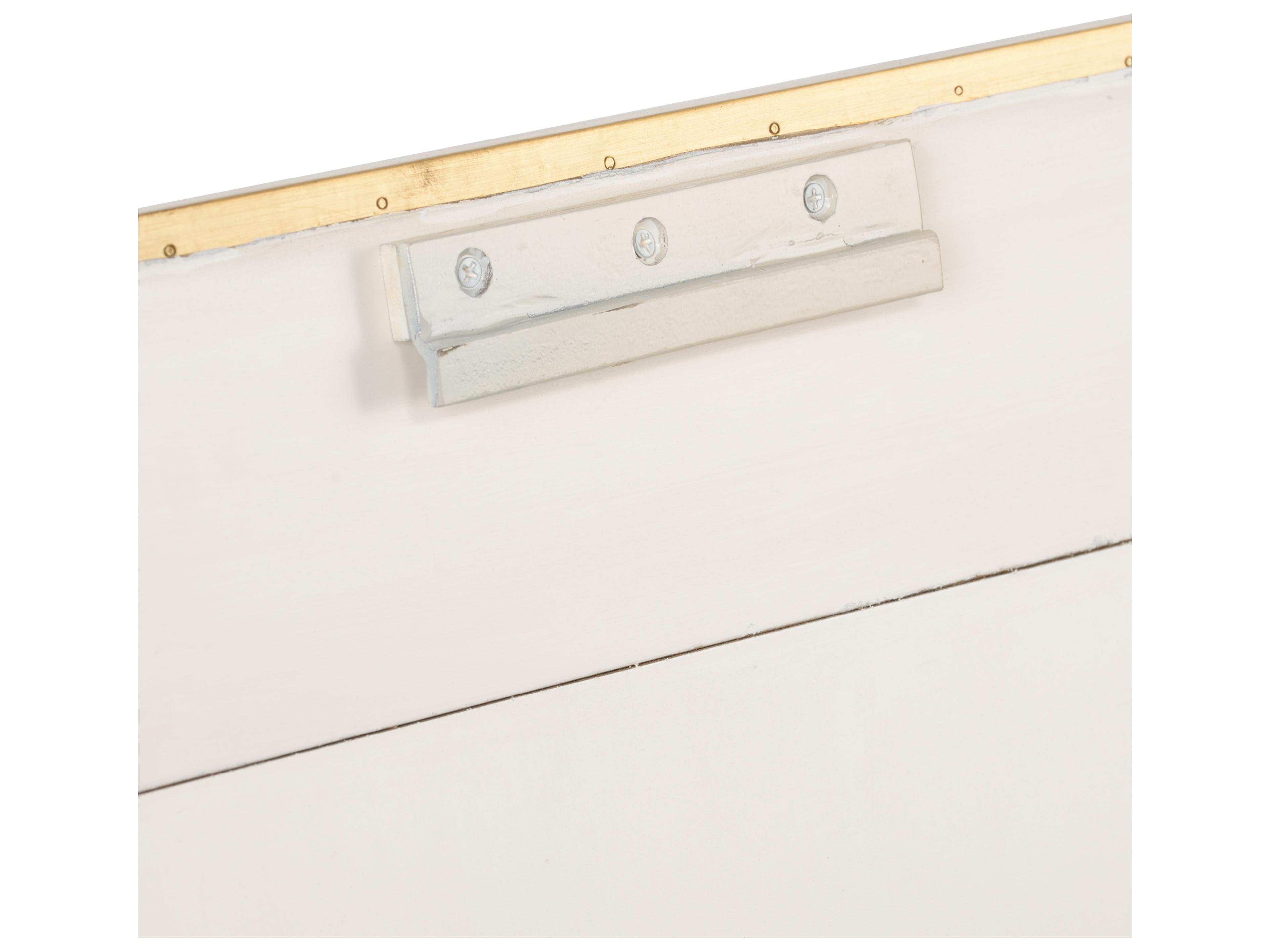 Chelsea House White Cream Wall Mirror Rectangular