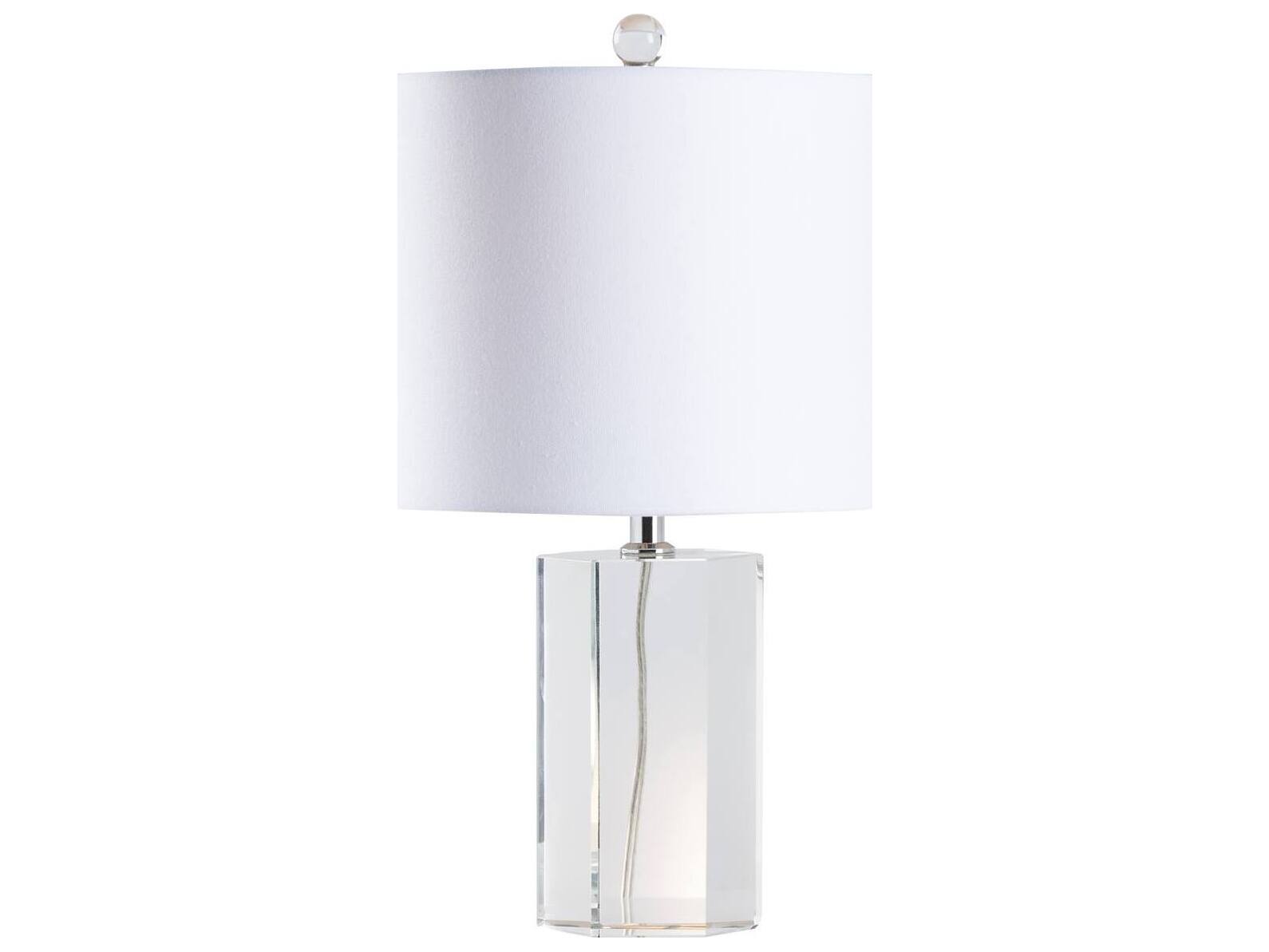 Chelsea House Town Square Clear Linen Table Lamp