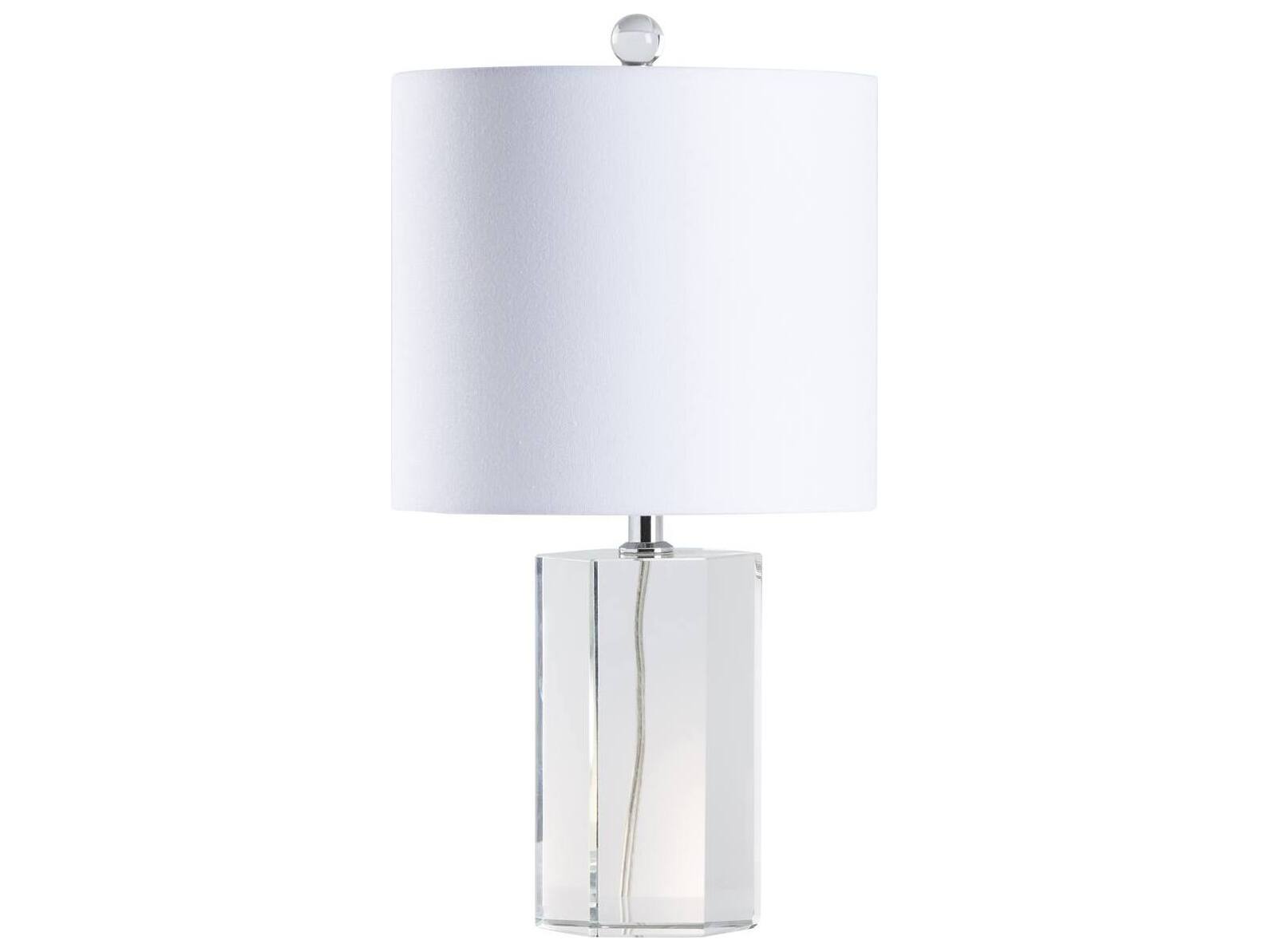 Chelsea House Town Square Clear Linen Table Lamp
