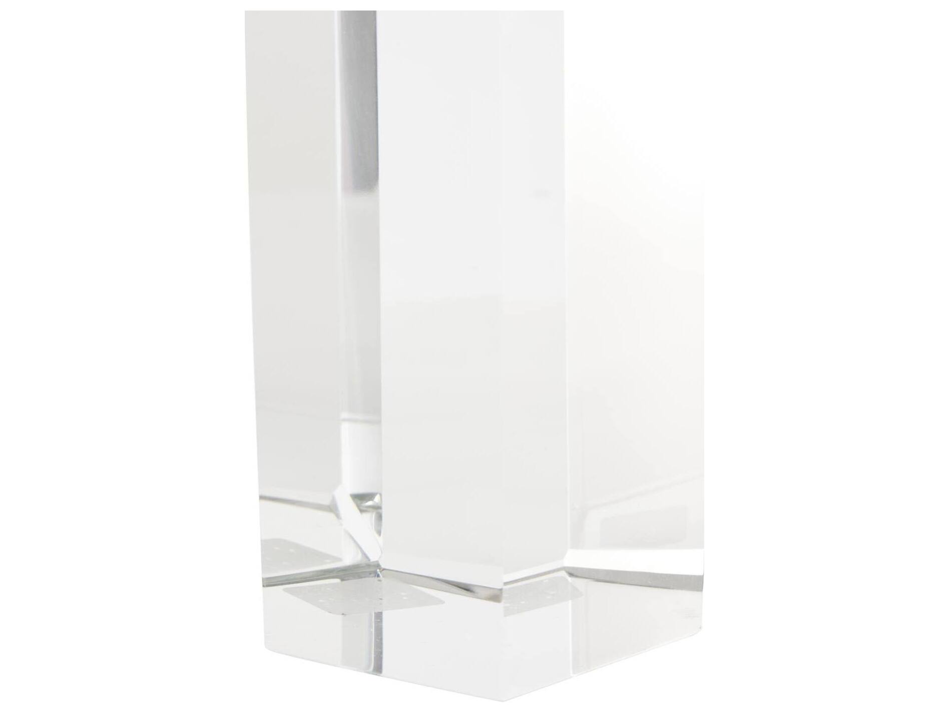 Chelsea House Town Square Clear Linen Table Lamp