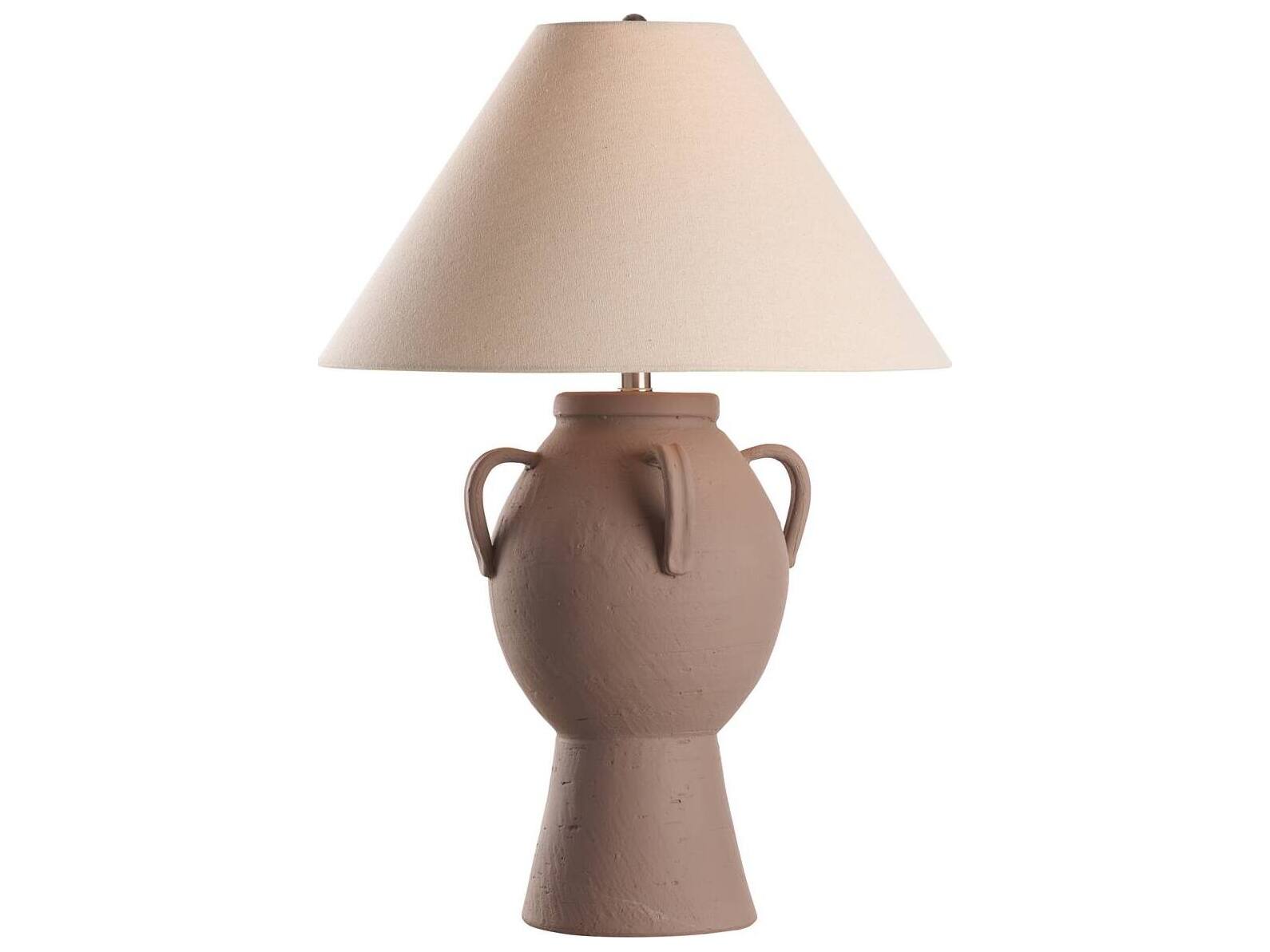 Chelsea House Town Square Brown Linen Table Lamp