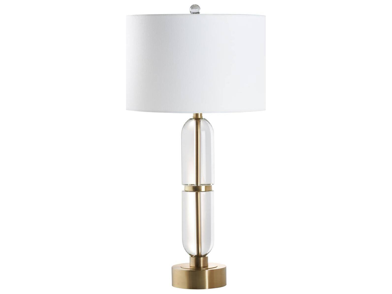 Chelsea House Town Square Gold Linen Table Lamp