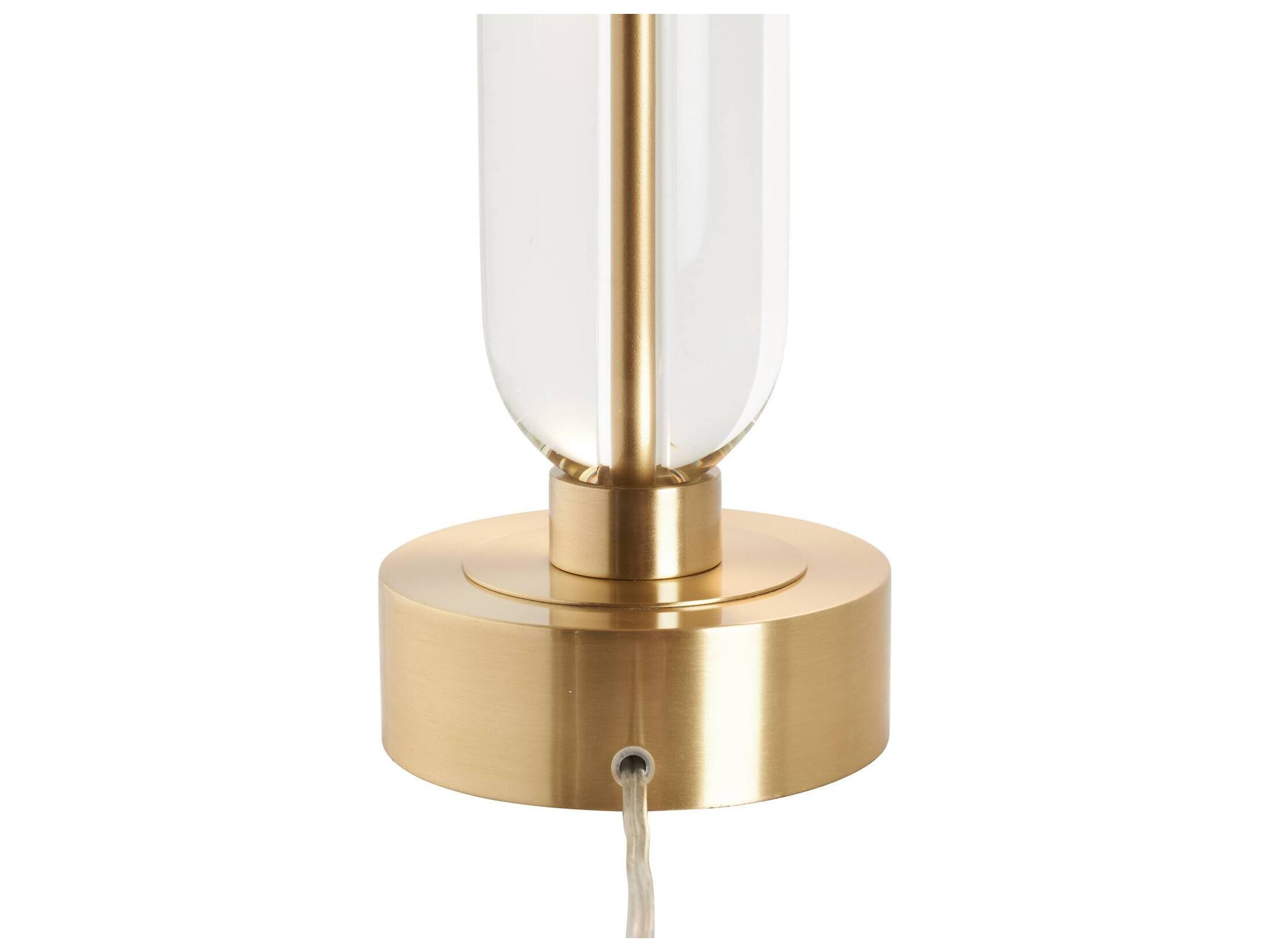 Chelsea House Town Square Gold Linen Table Lamp