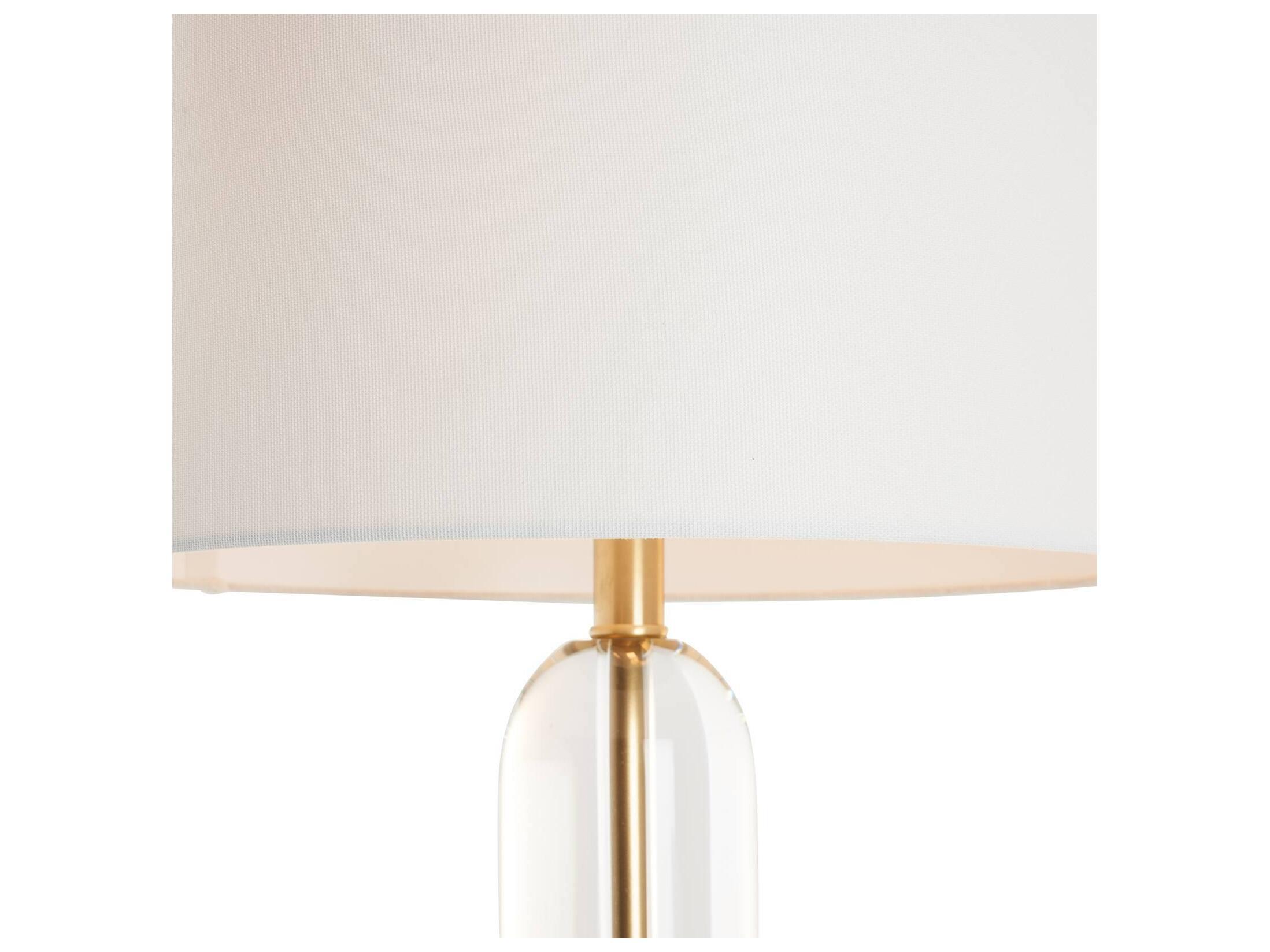 Chelsea House Town Square Gold Linen Table Lamp