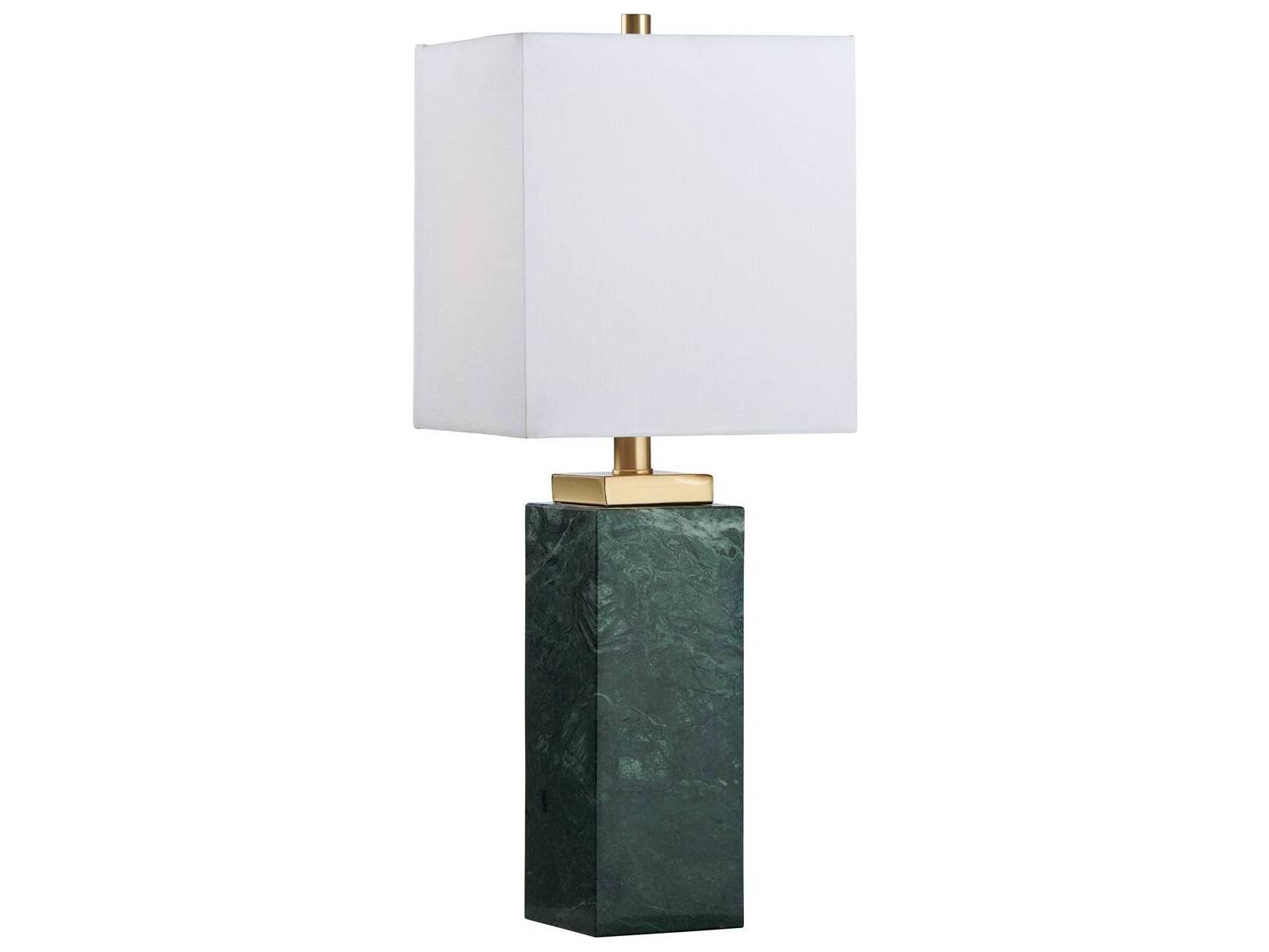 Chelsea House Town Square Green Linen Table Lamp
