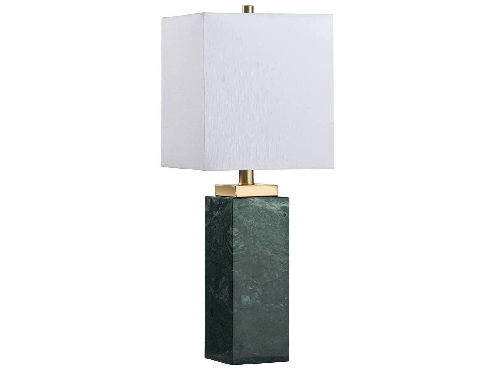 Chelsea House Town Square Green Linen Table Lamp