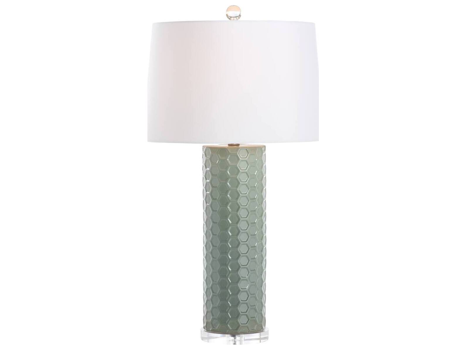 Chelsea House Shayla Copas Green Silk Table Lamp