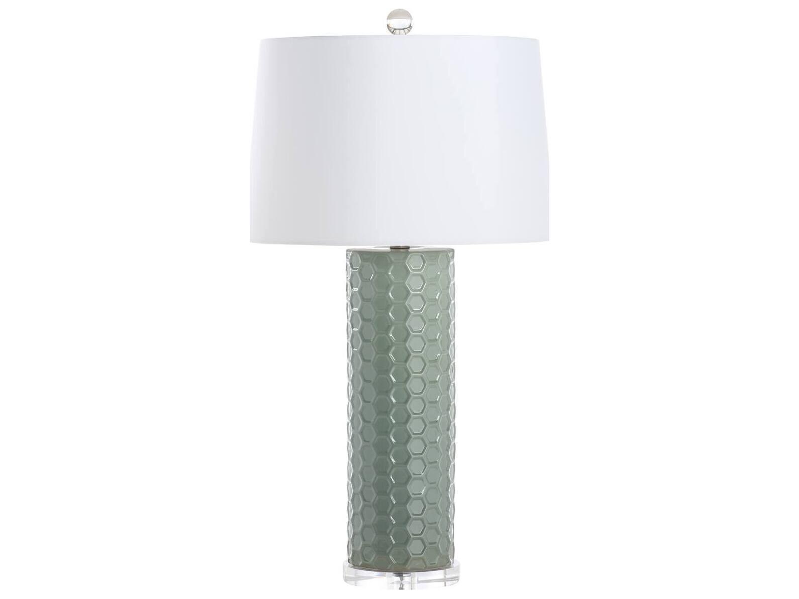 Chelsea House Shayla Copas Green Silk Table Lamp