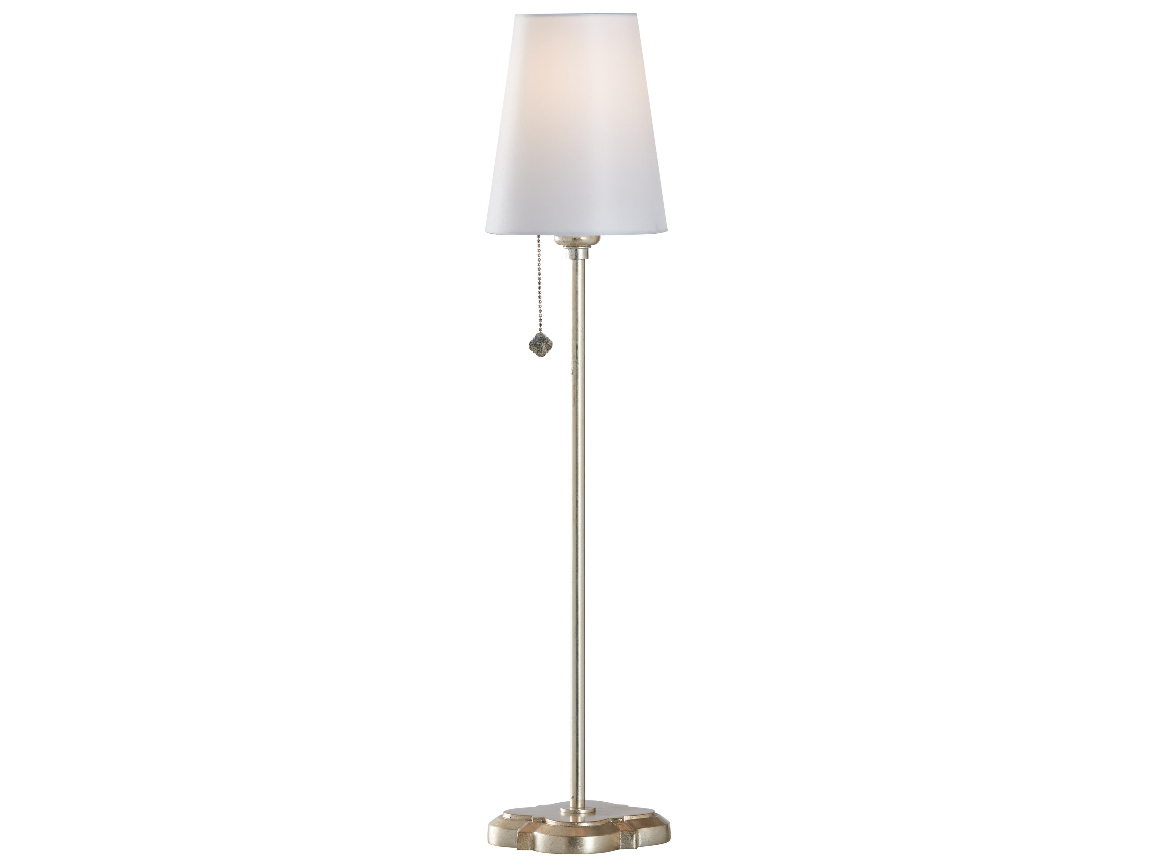 Chelsea House Lisa Kahn Silver Linen Table Lamp