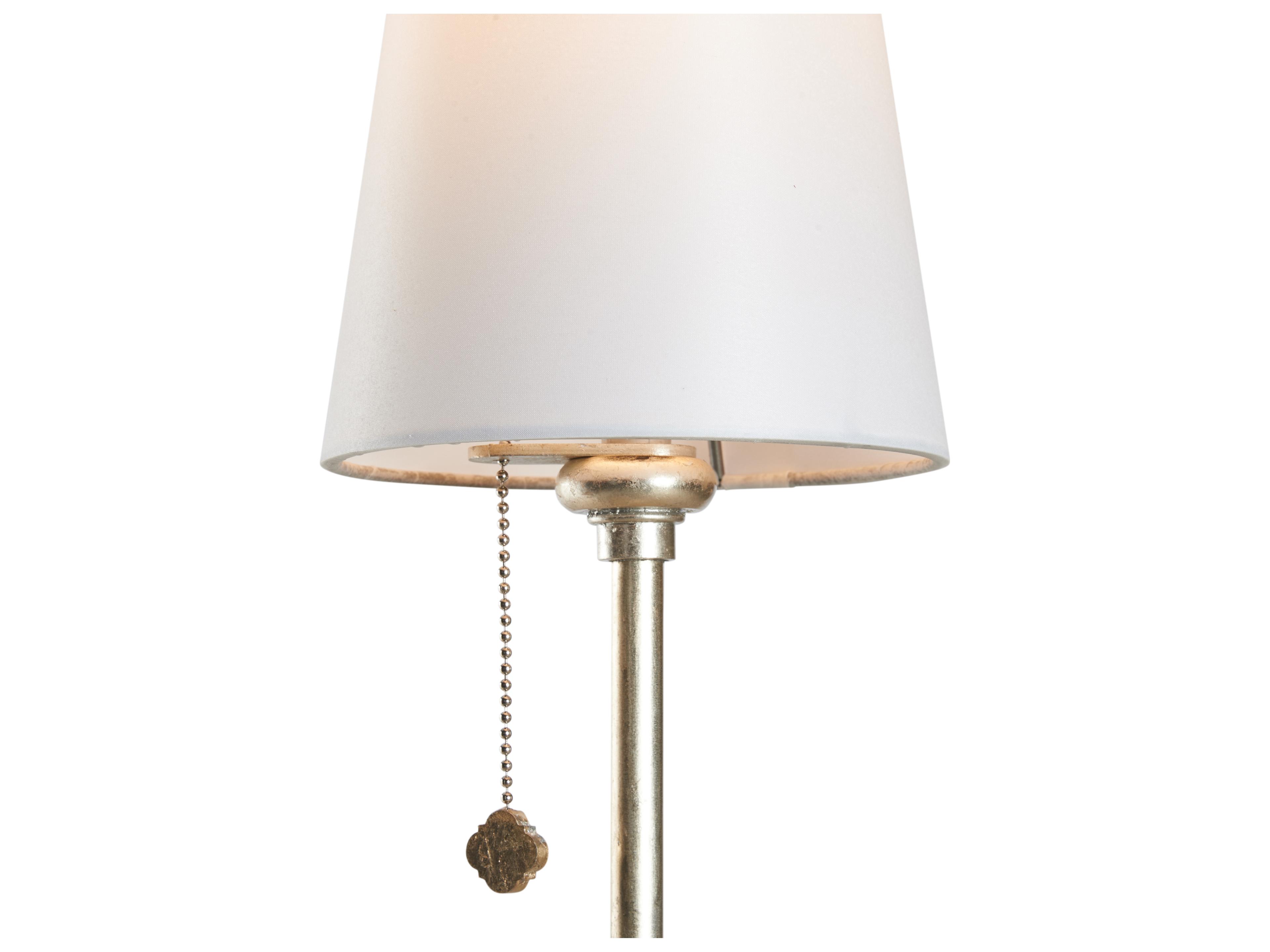 Chelsea House Lisa Kahn Silver Linen Table Lamp