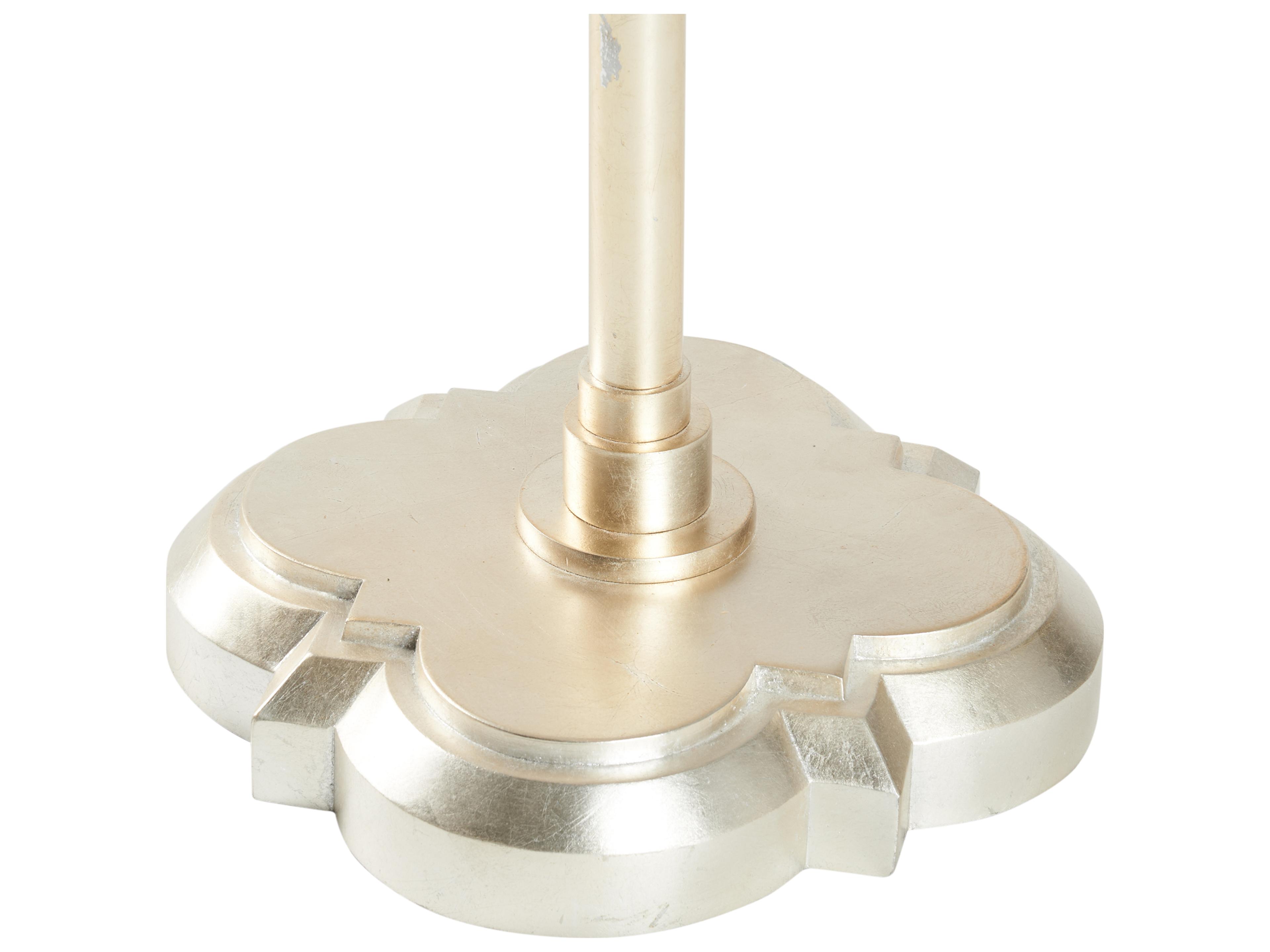 Chelsea House Lisa Kahn Silver Linen Floor Lamp