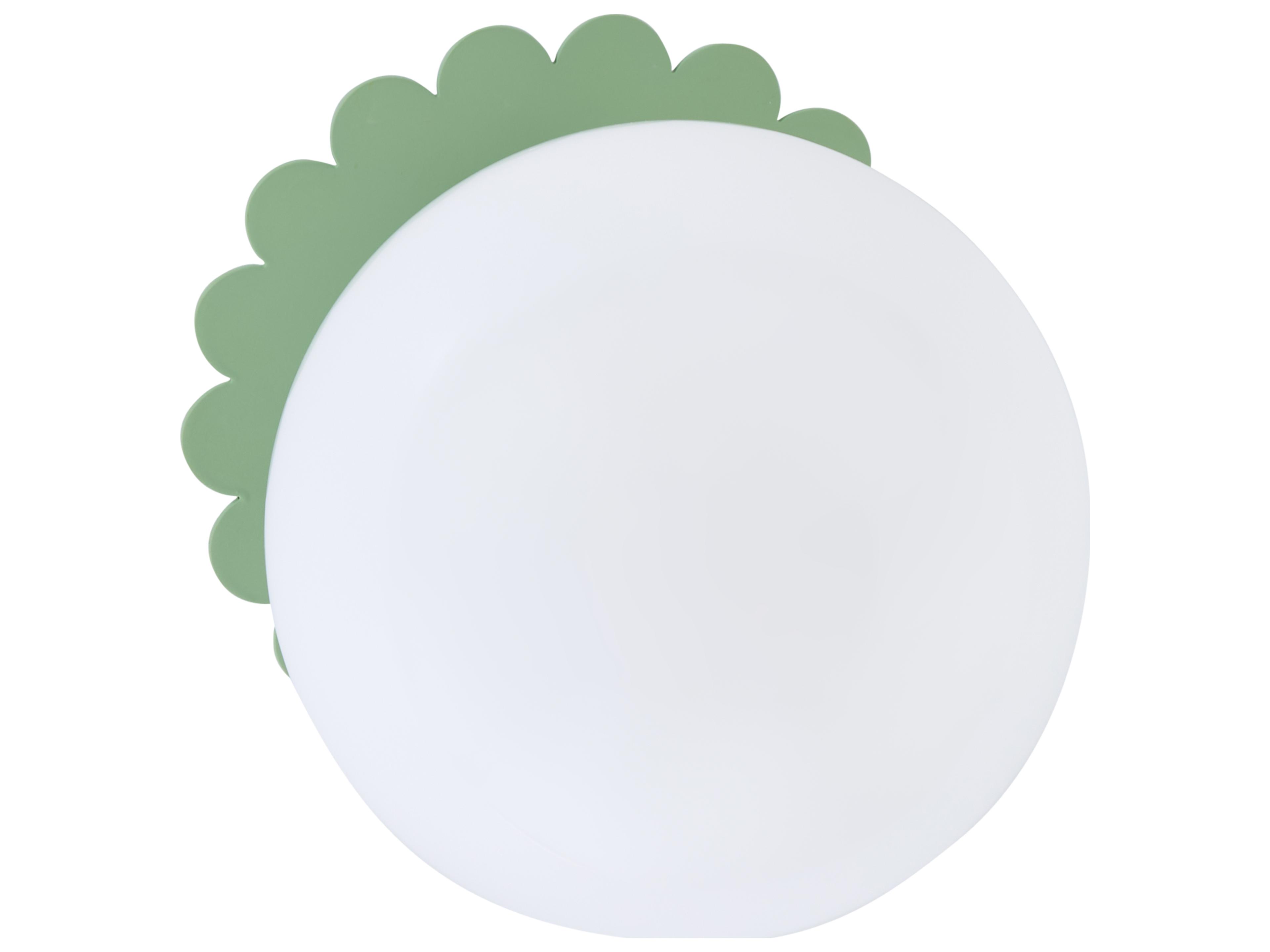 Chelsea House Amanda Lindroth 1-Light Green Globe Flush Mount