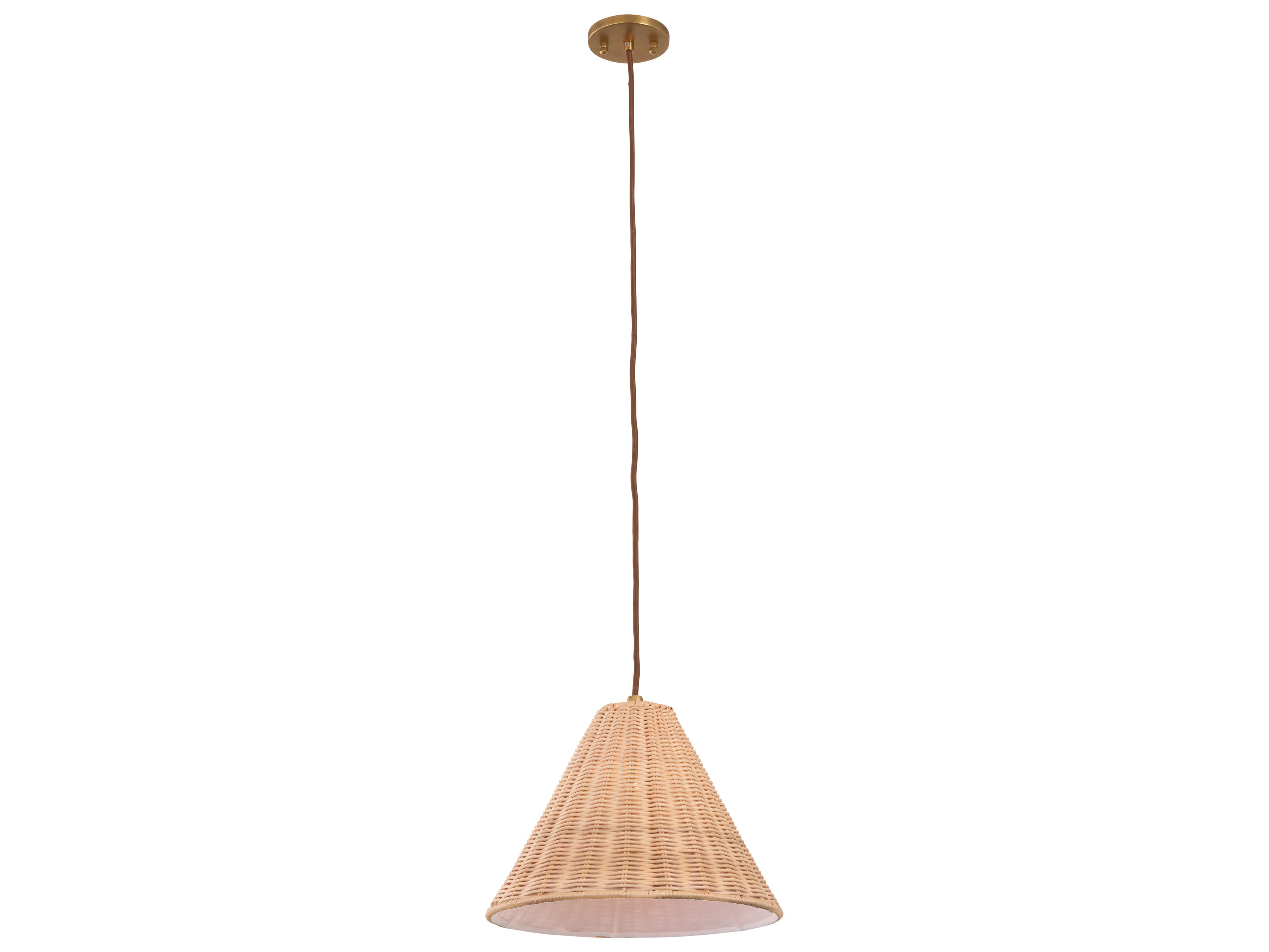 Chelsea House Amanda Lindroth 1-Light Brown Pendant