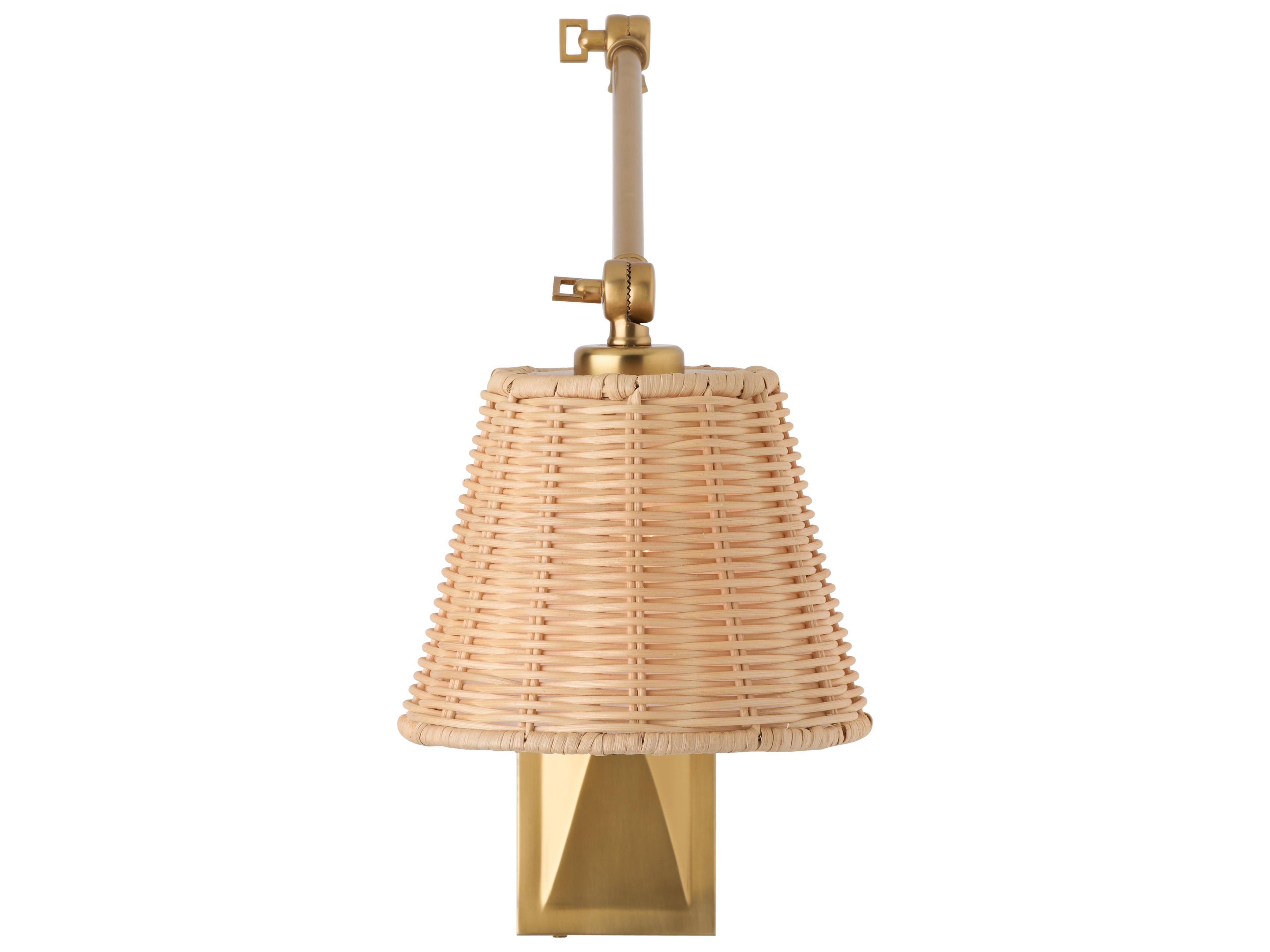 Chelsea House Amanda Lindroth 1-Light Brown Swing Wall Sconce