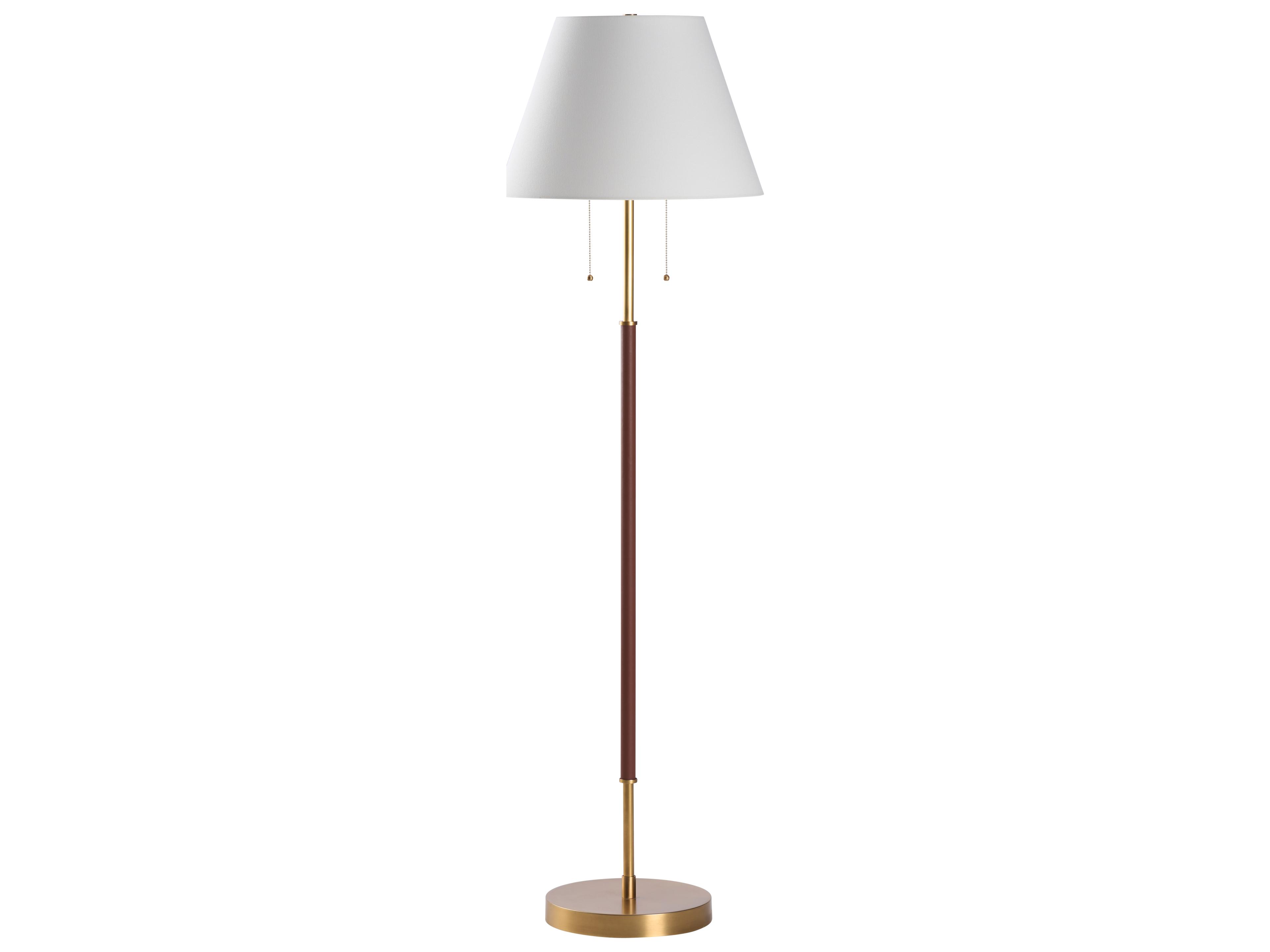 Chelsea House Amanda Lindroth Gold Linen Floor Lamp