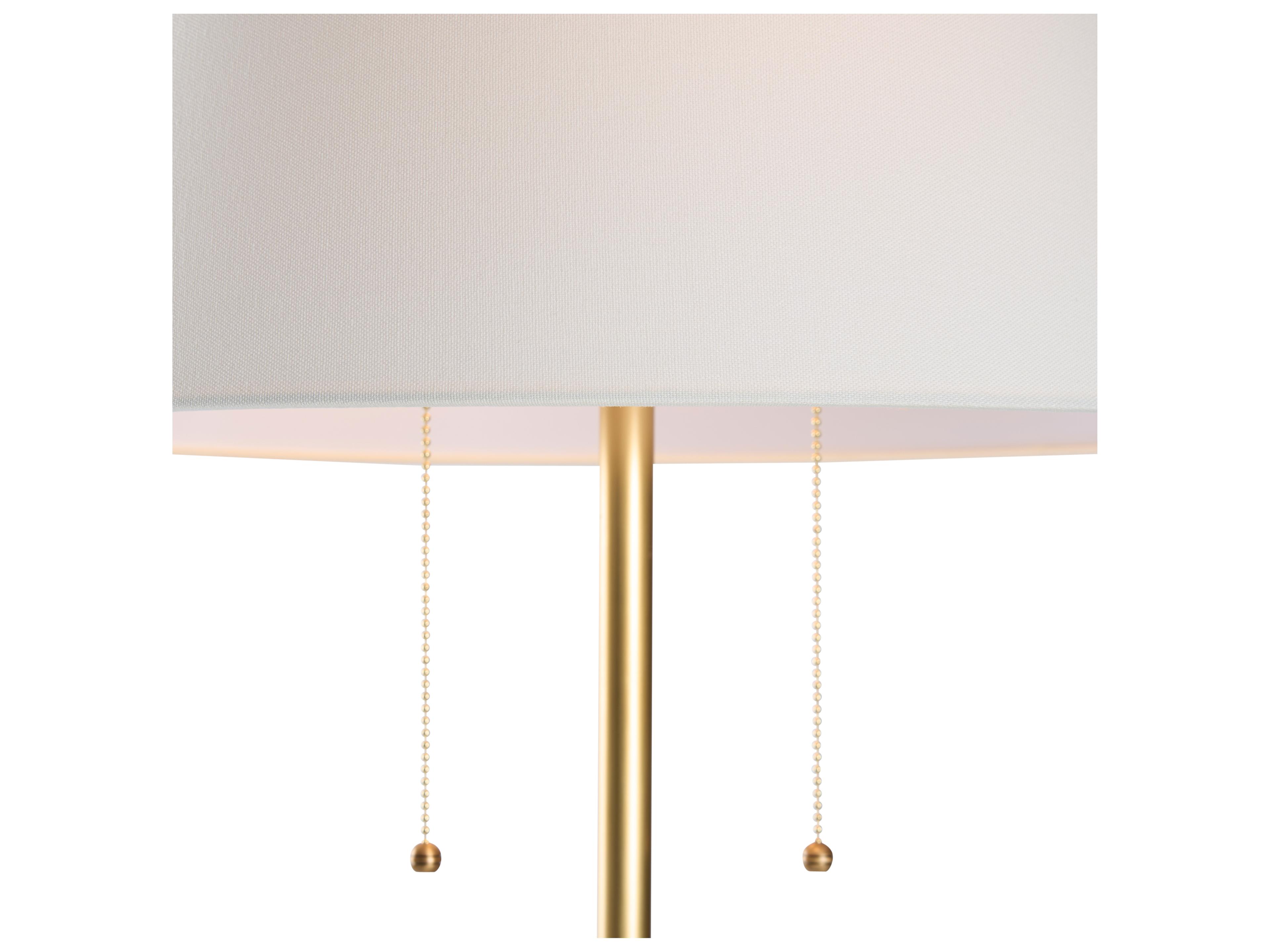 Chelsea House Amanda Lindroth Gold Linen Floor Lamp