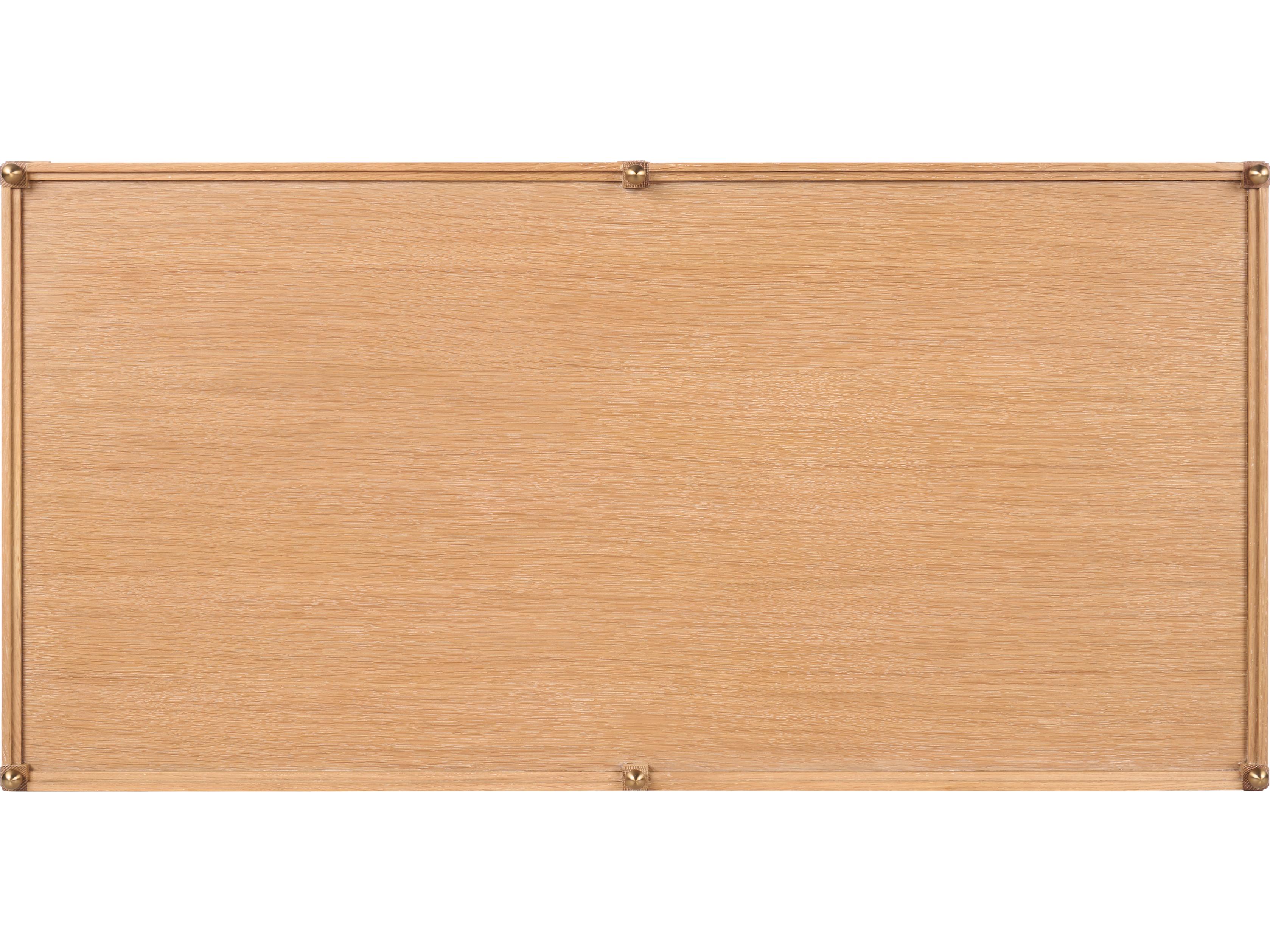 Chelsea House Jamie Merida Rectangular Wood Brown Coffee Table