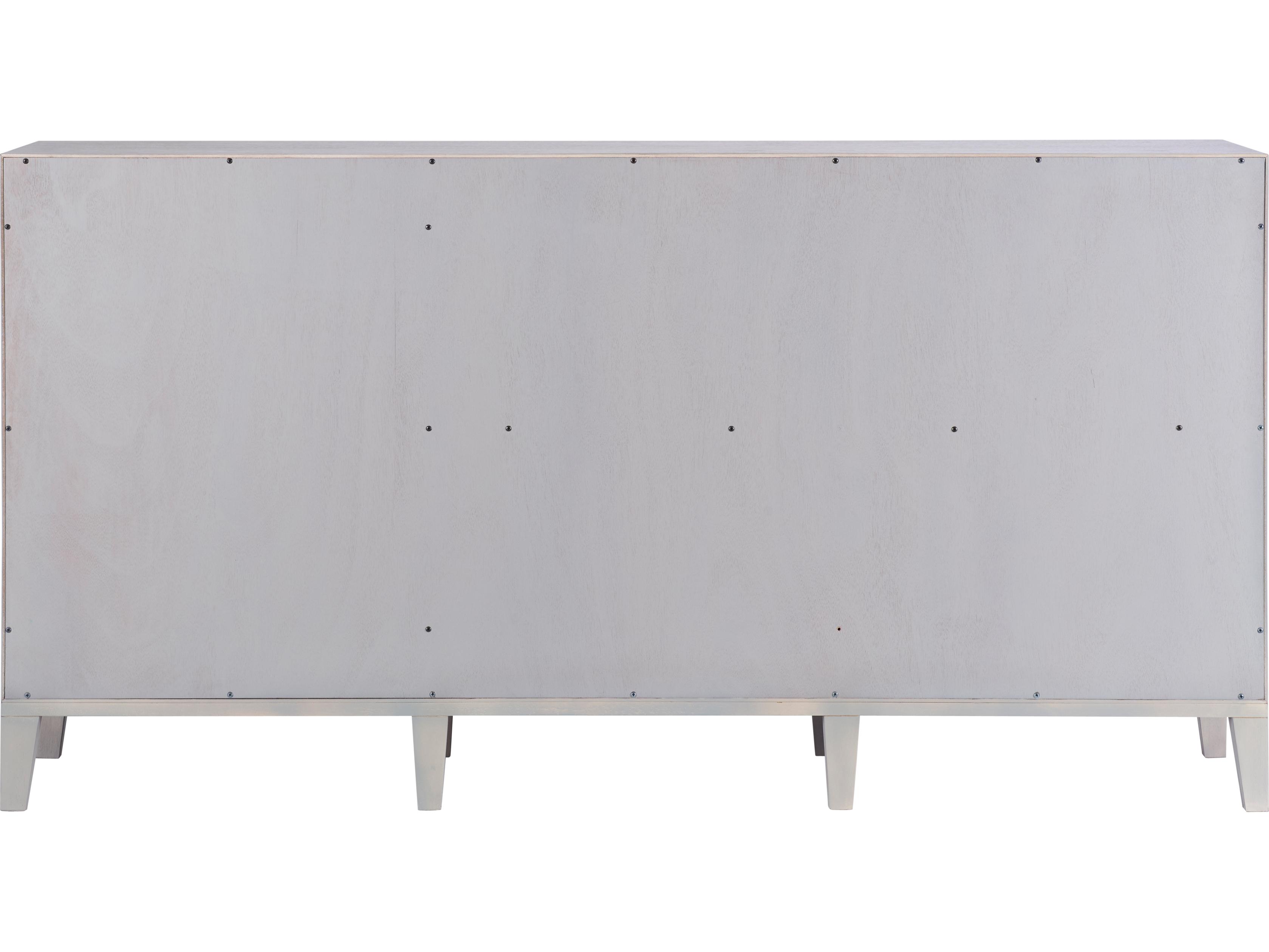 Chelsea House Elizabeth Wicker 69" Gray Sideboard