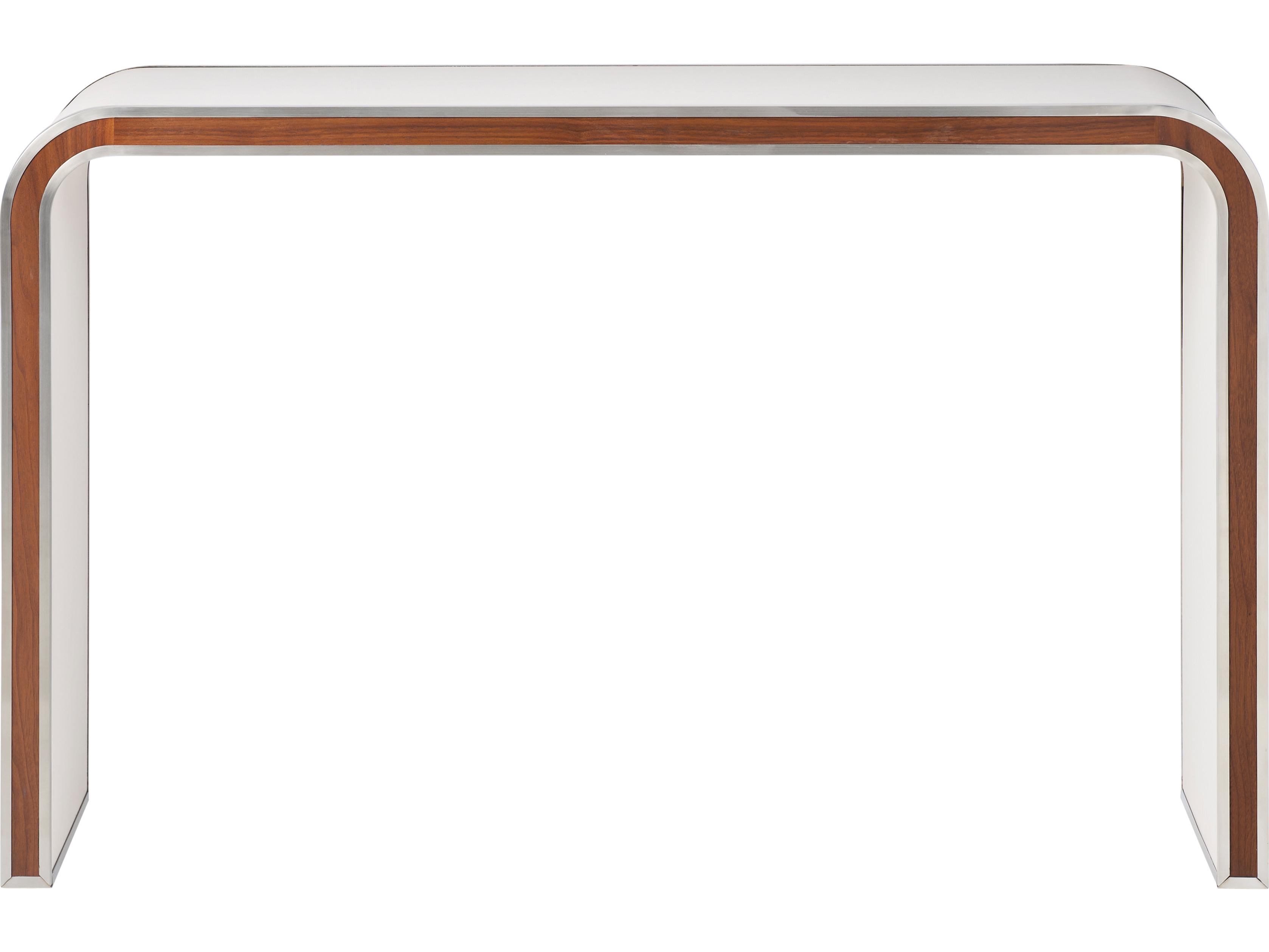 Chelsea House Rectangular Wood White Cream Console Table