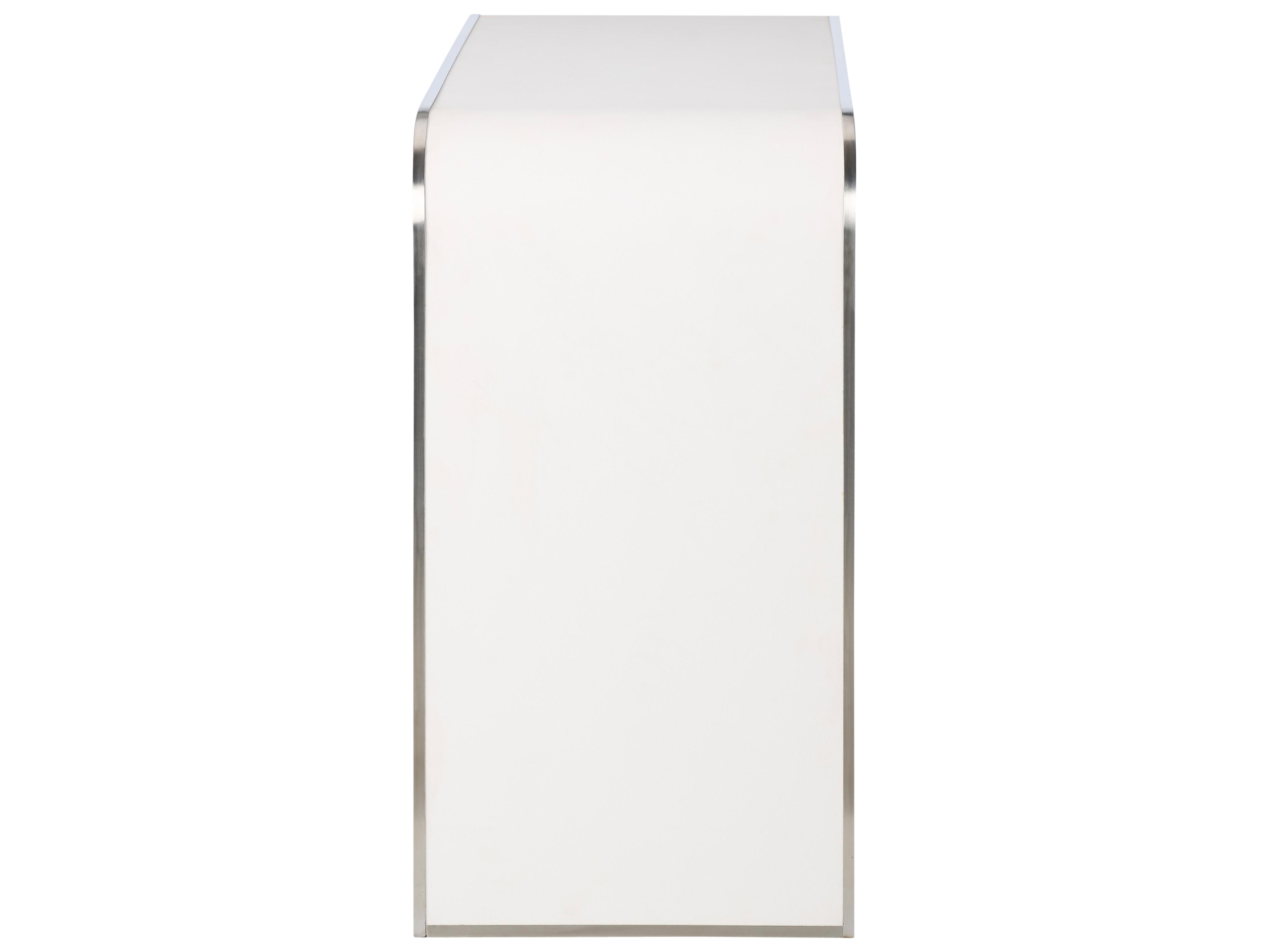 Chelsea House Rectangular Wood White Cream Console Table