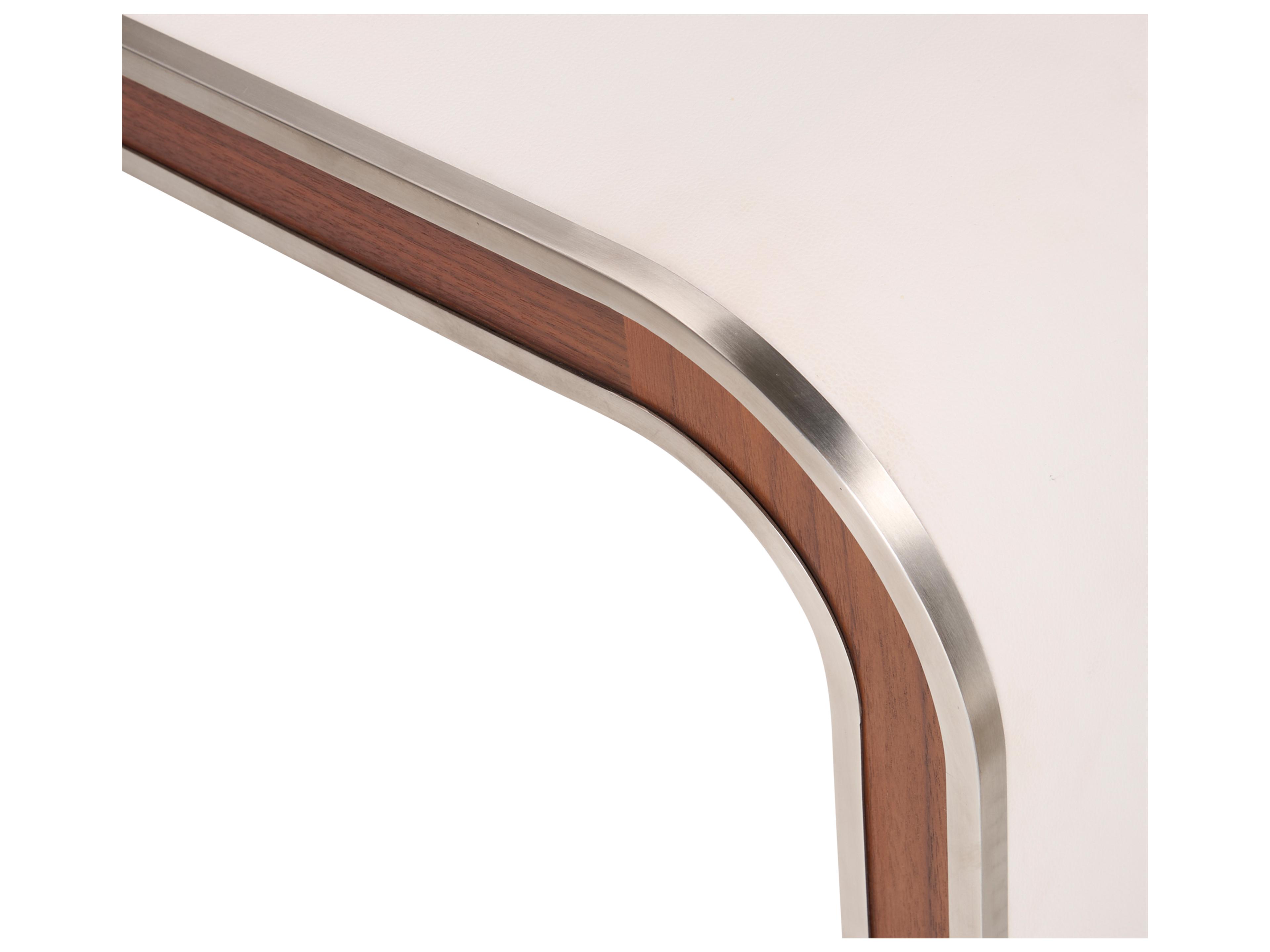 Chelsea House Rectangular Wood White Cream Console Table