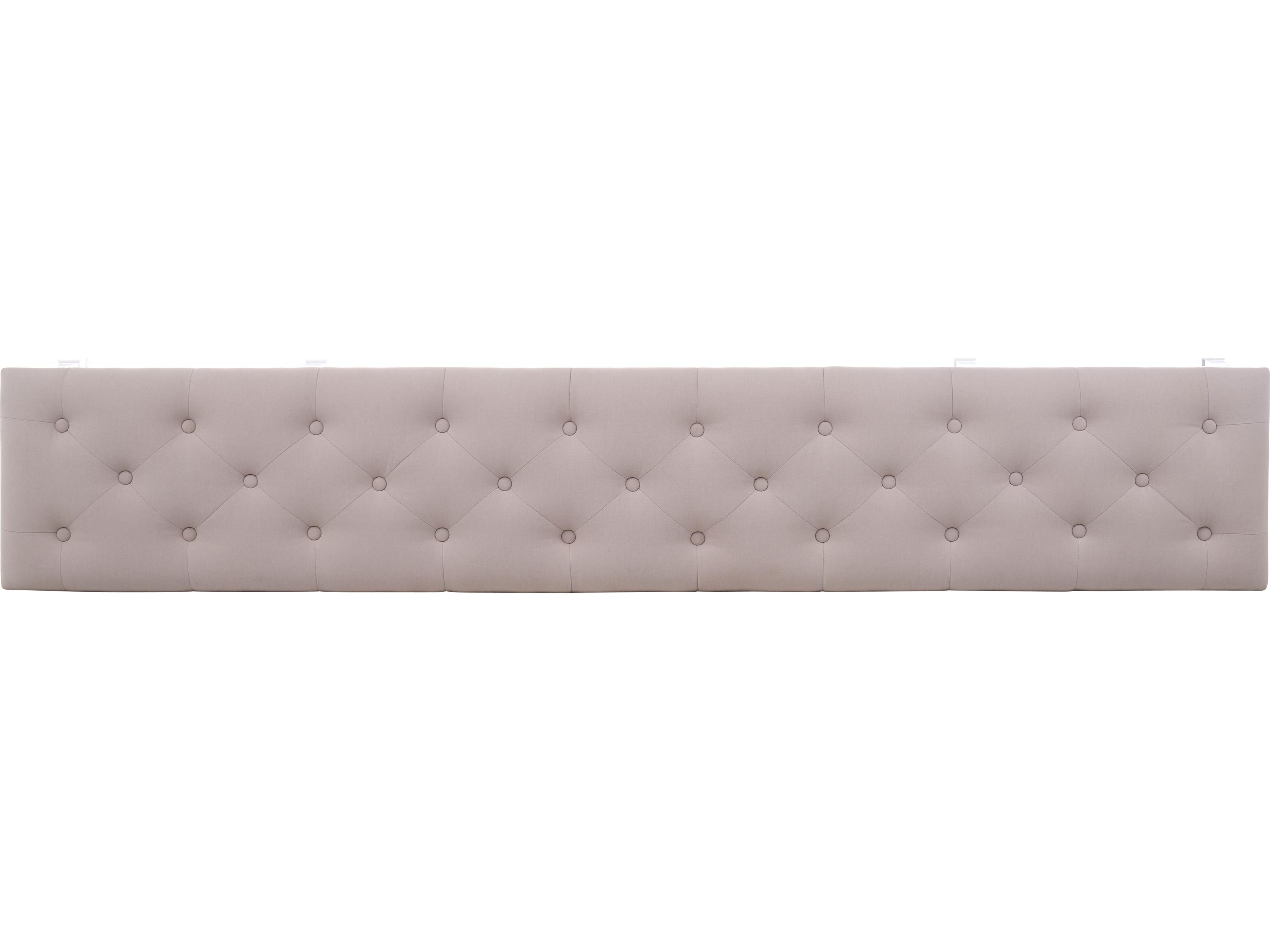 Chelsea House Bill Cain Clear Gray Velvet Upholstered Ottoman