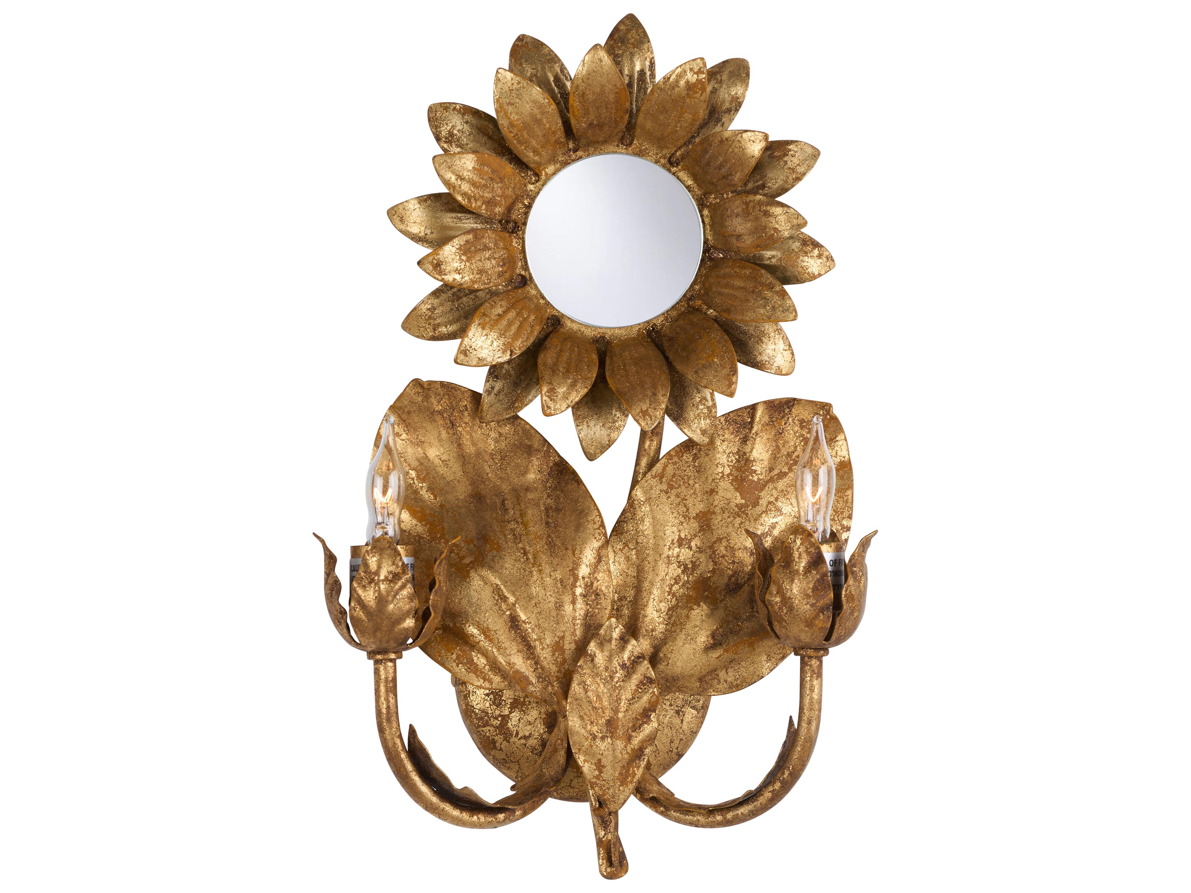 Chelsea House 2-Light Gold Traditional Wall Sconce