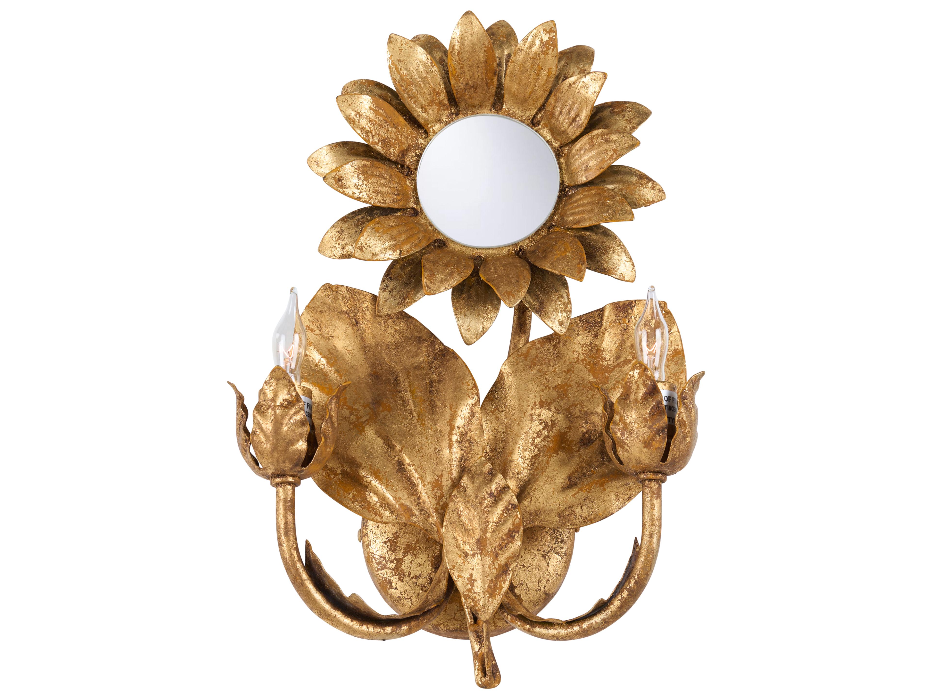 Chelsea House 2-Light Gold Traditional Wall Sconce