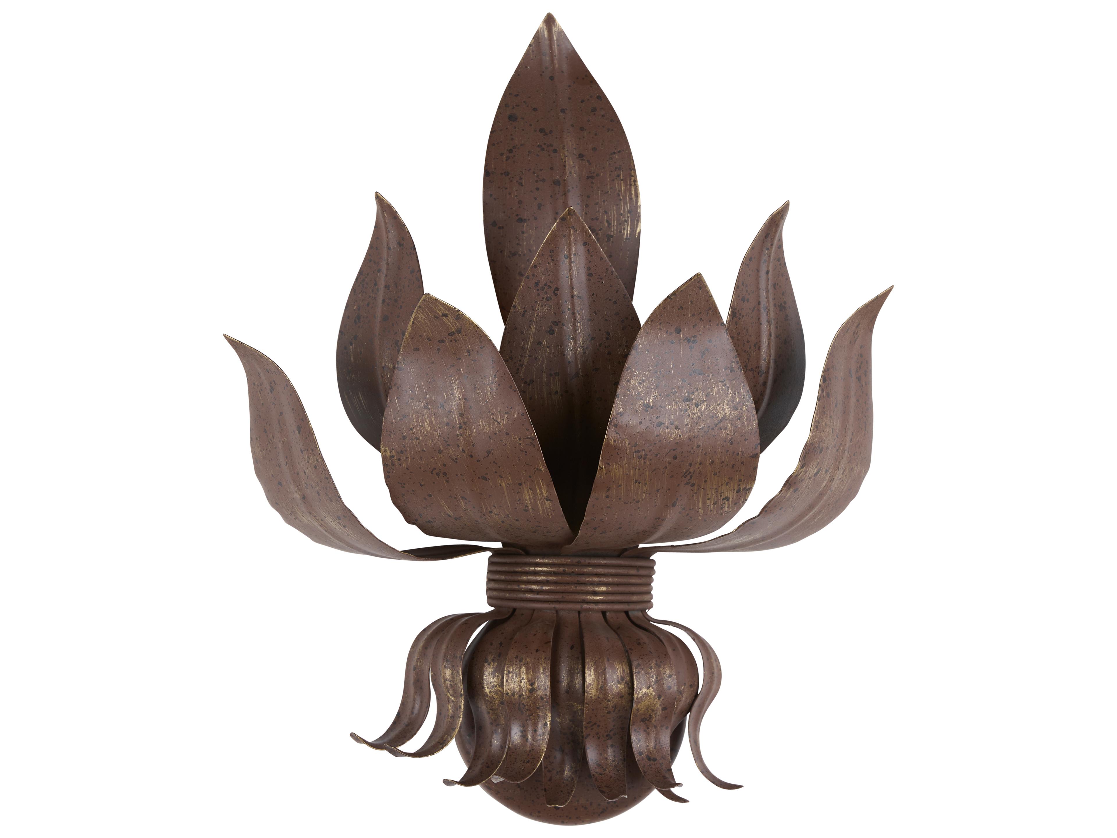 Chelsea House 1-Light Brown Bronze Traditional Wall Sconce