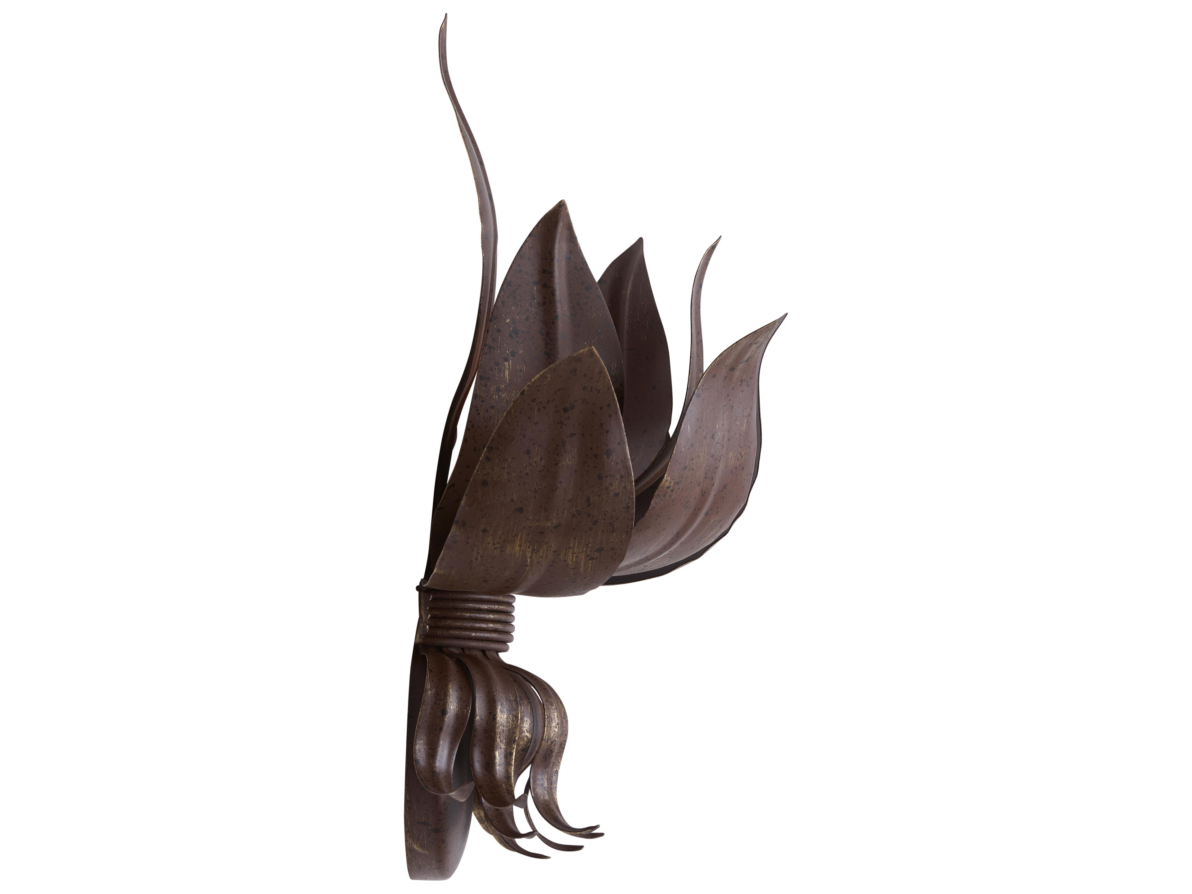 Chelsea House 1-Light Brown Bronze Traditional Wall Sconce