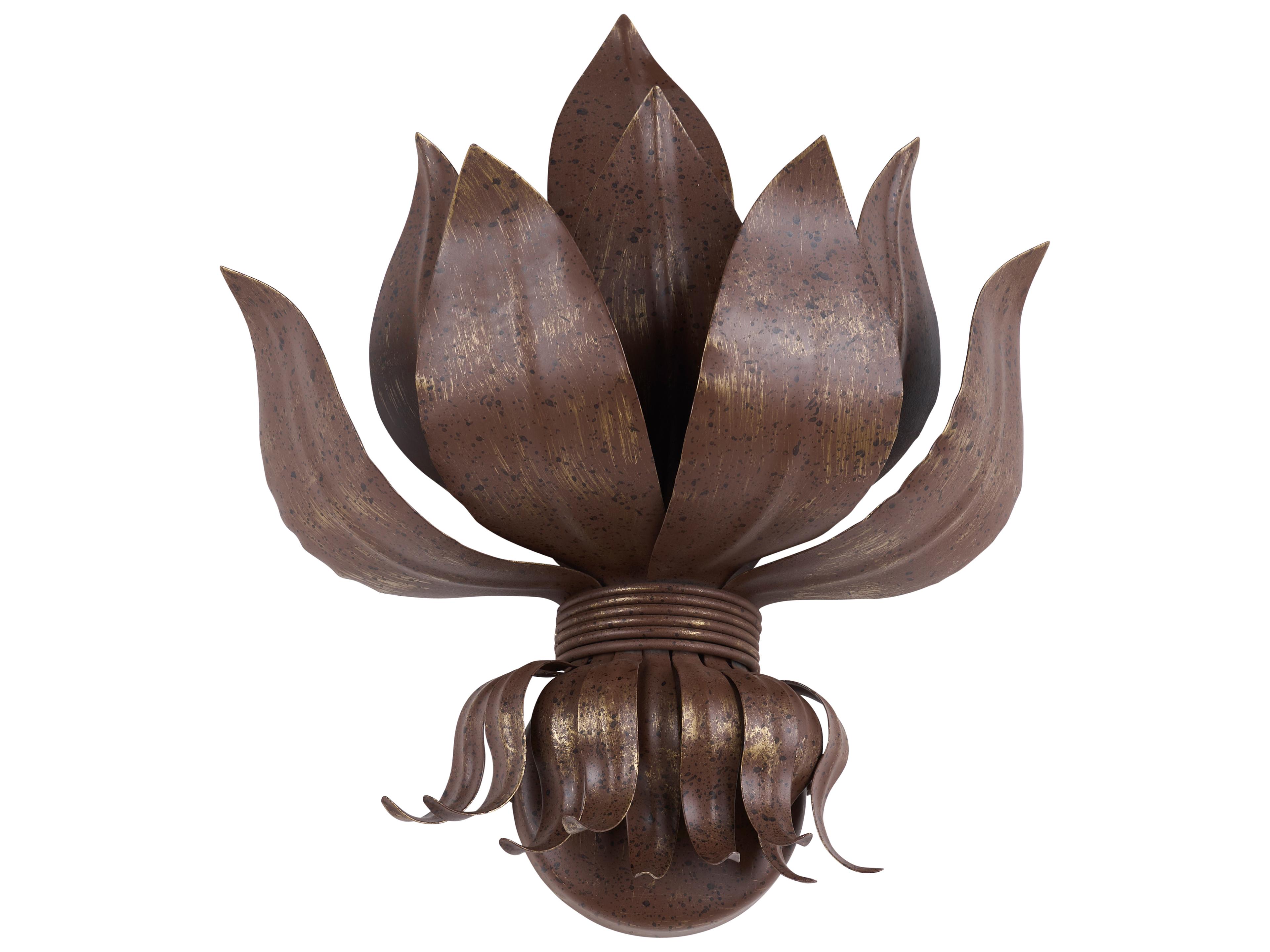 Chelsea House 1-Light Brown Bronze Traditional Wall Sconce