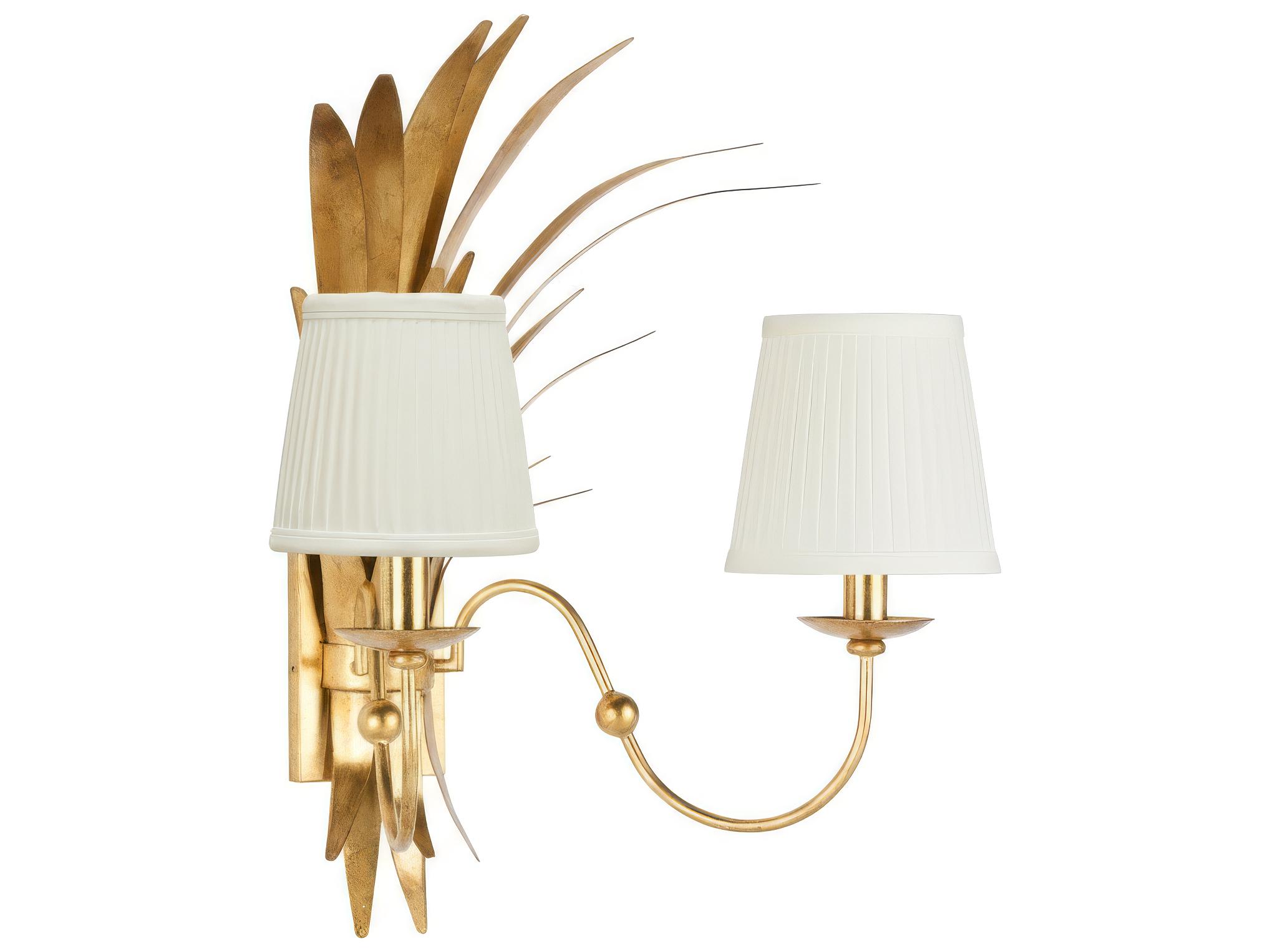 Chelsea House 2-Light Gold Wall Sconce