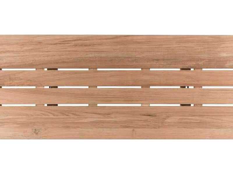 Classic Home Outdoor Hudson Natural Wood Rectangular Coffee Table