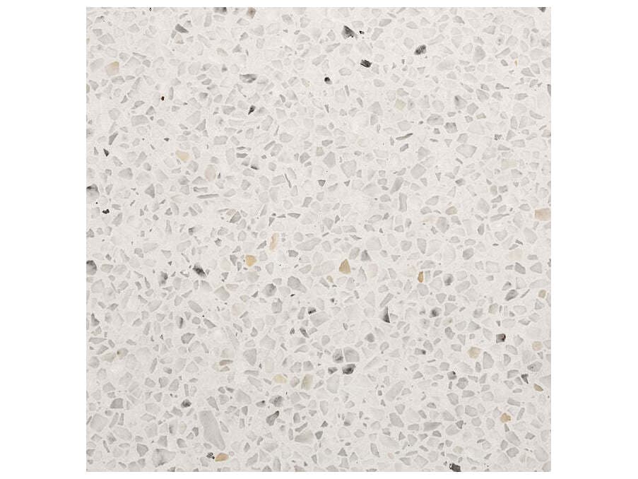 Classic Home Outdoor Paulina White Concrete Round Bistro Table