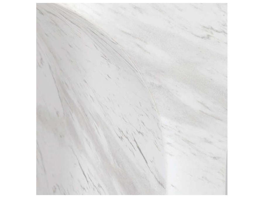 Classic Home Outdoor Marmo Ivory, Gray Concrete Rectangular End Table