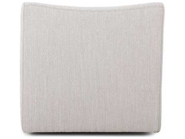 Classic Home Outdoor Atlas Light Gray Fabric Cushion Lounge Chair