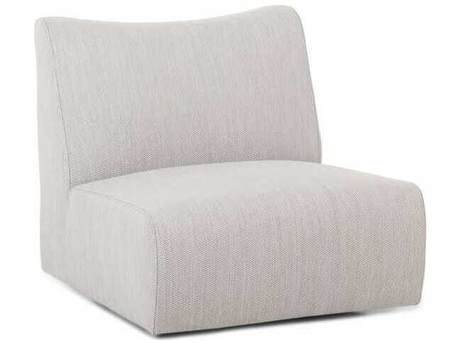 Classic Home Outdoor Atlas Light Gray Fabric Cushion Lounge Chair