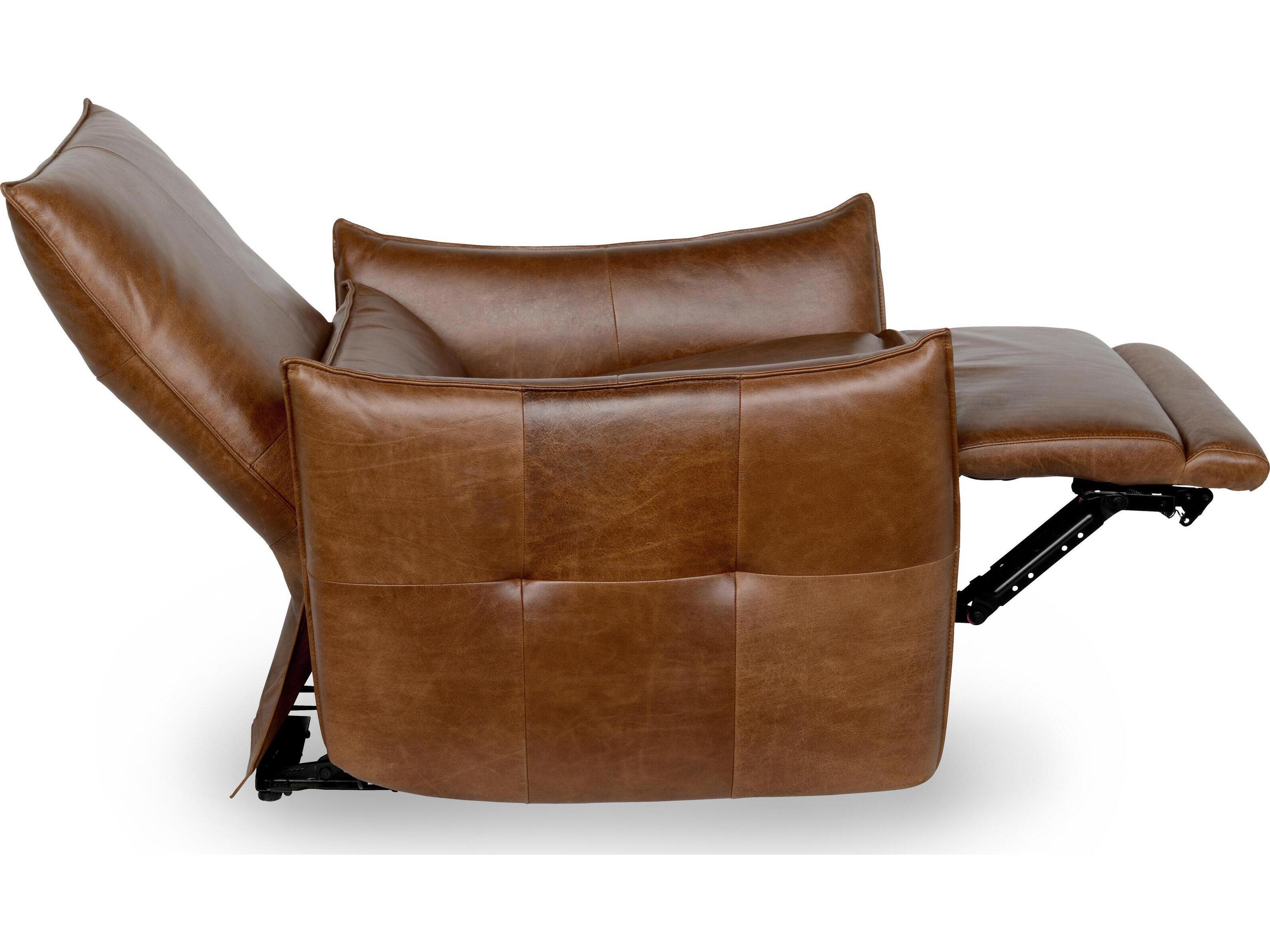 Classic Home Amsterdam Brown Leather Recliner