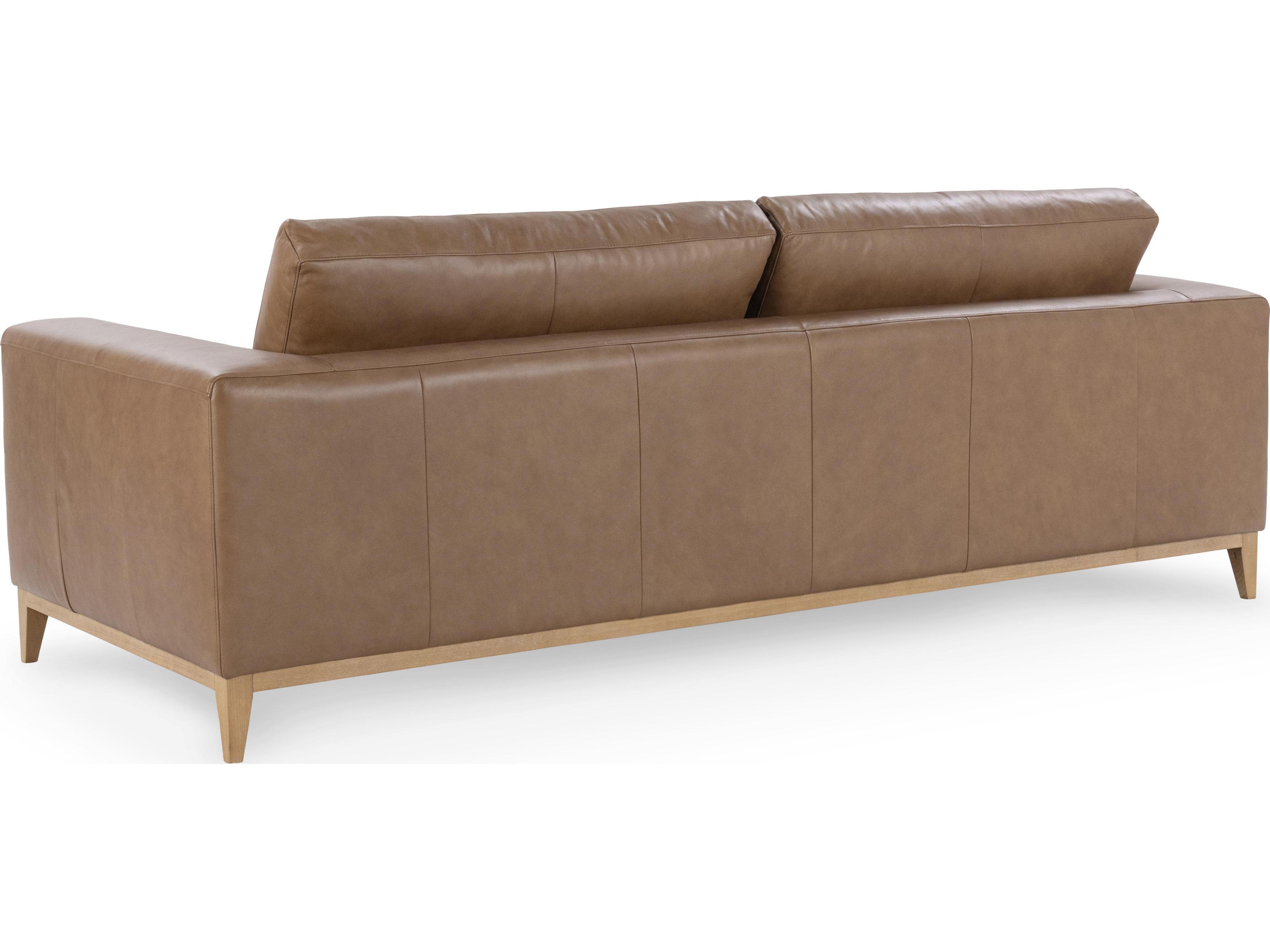 Classic Home Donovan Tan Leather Sofa