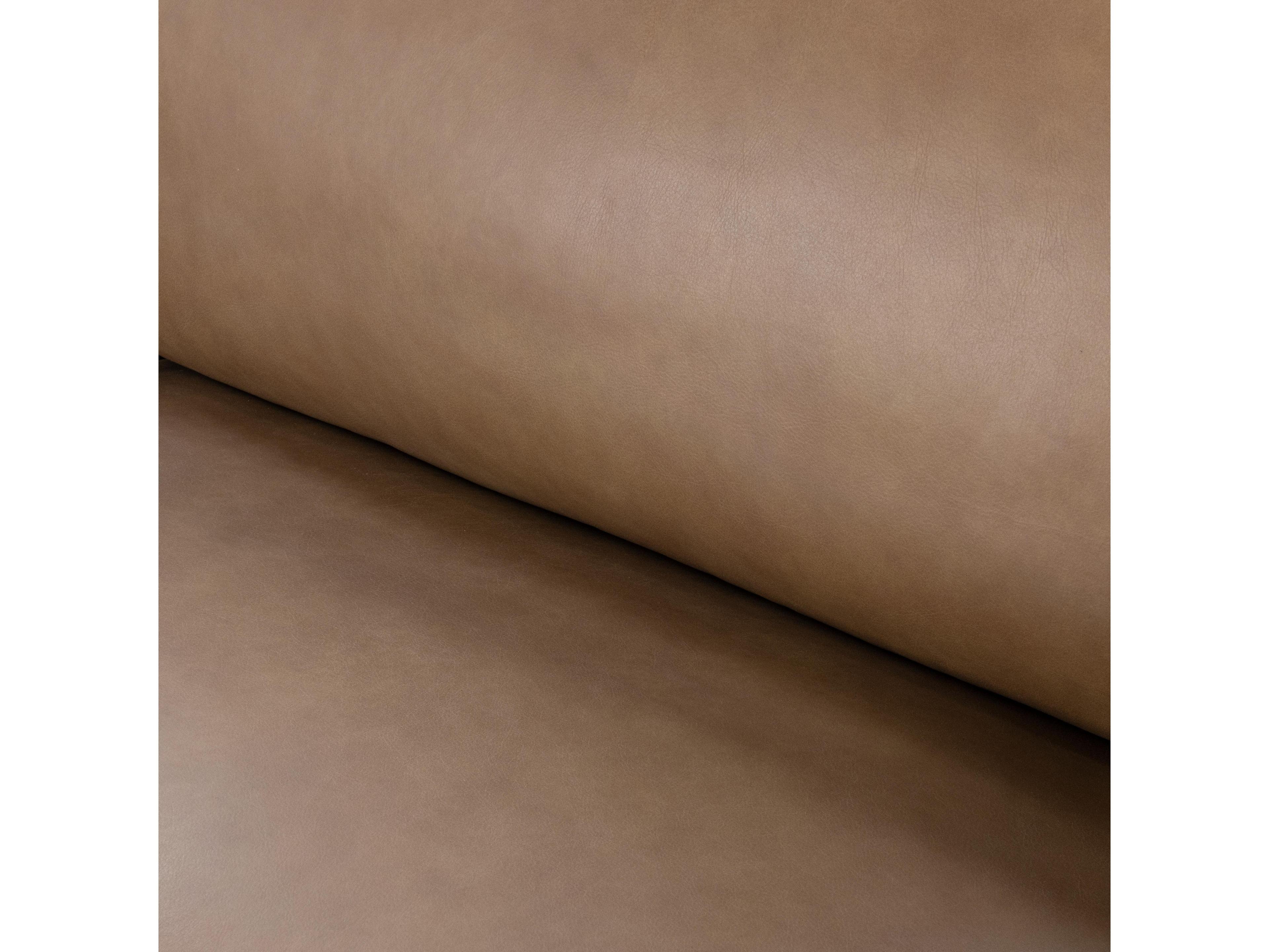 Classic Home Donovan Tan Leather Sofa