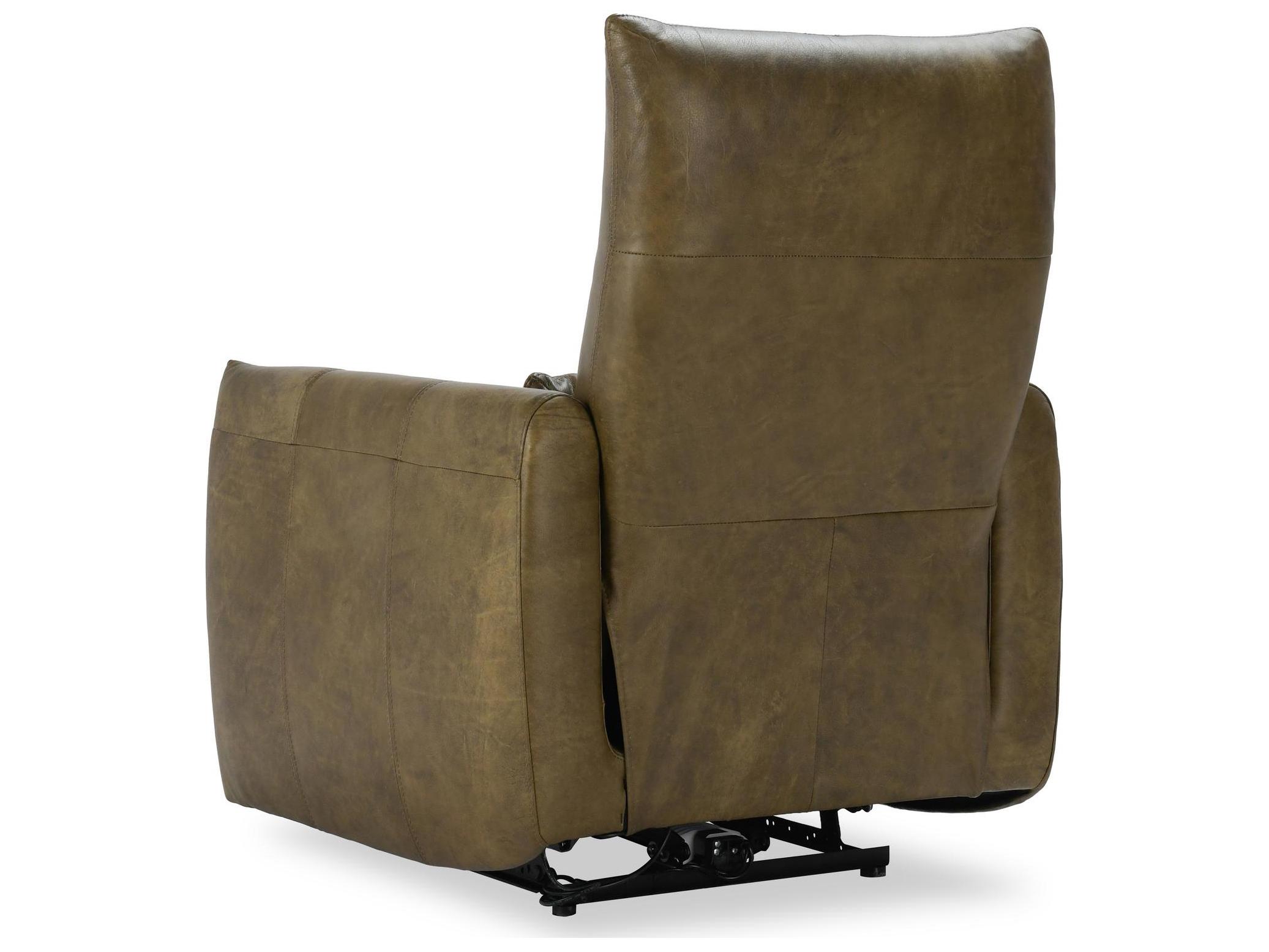 Classic Home Thaya Earth Brown Leather Recliner