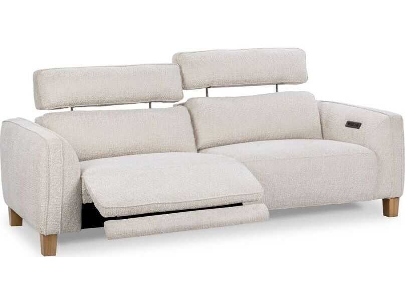 Classic Home Conway Ivory White Upholstered Sofa