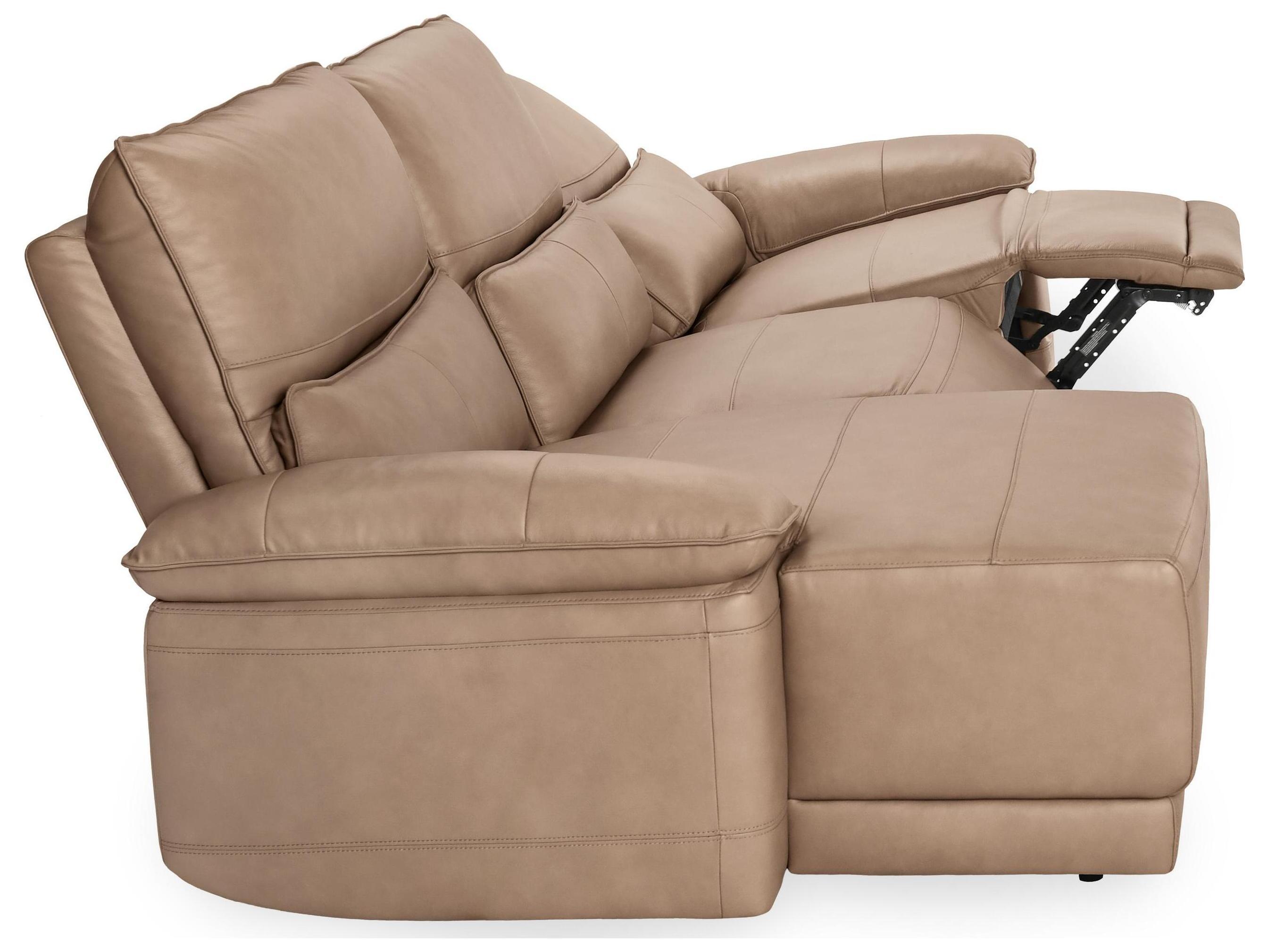 Classic Home Branford Brown Leather Sectional Sofa