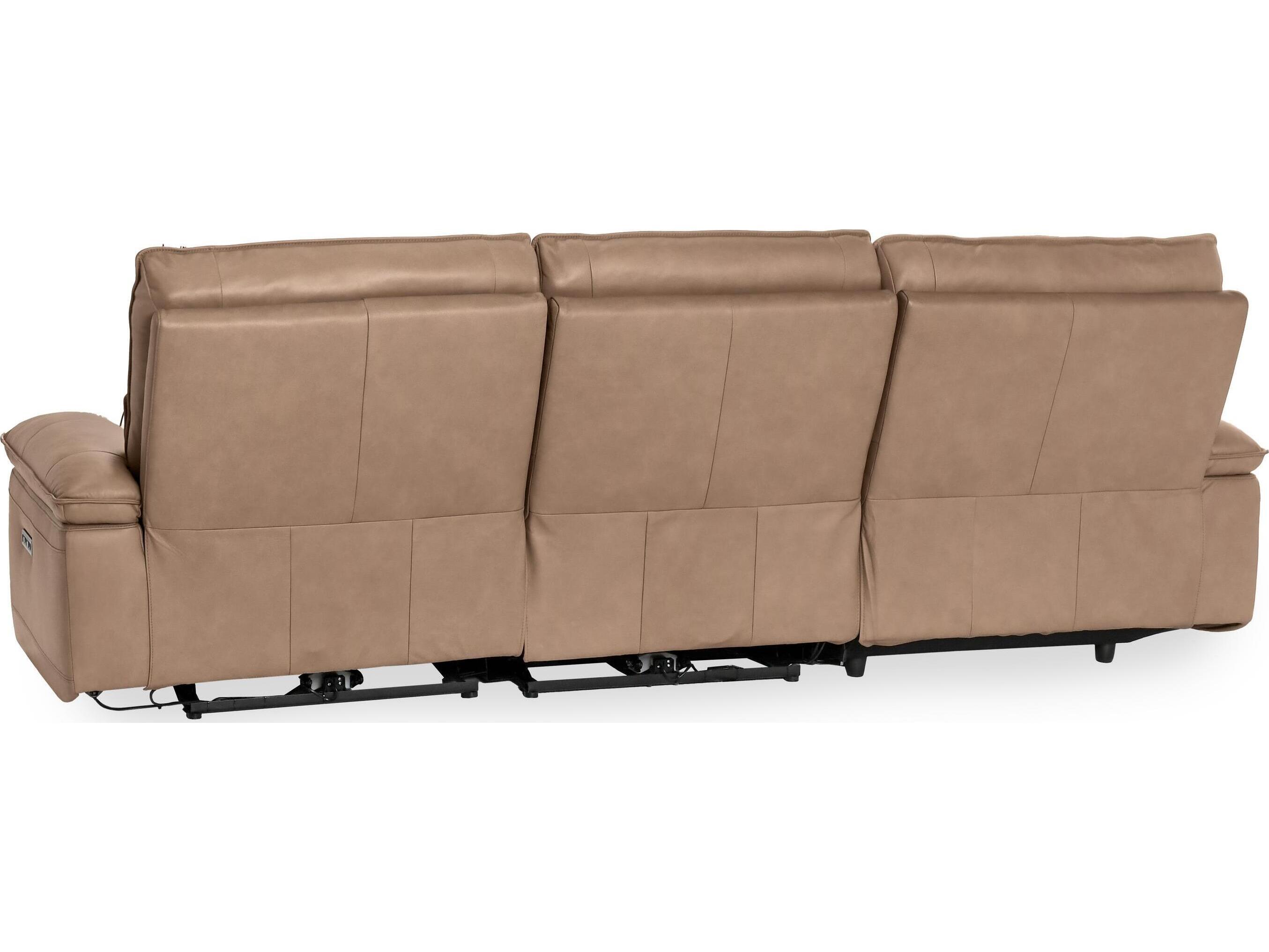 Classic Home Branford Brown Leather Sectional Sofa