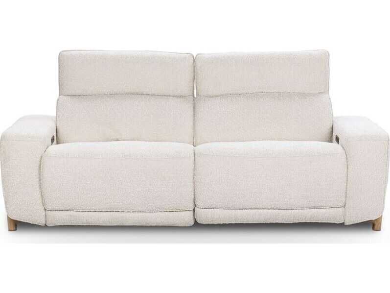 Classic Home Darrow Ivory White Upholstered Sofa