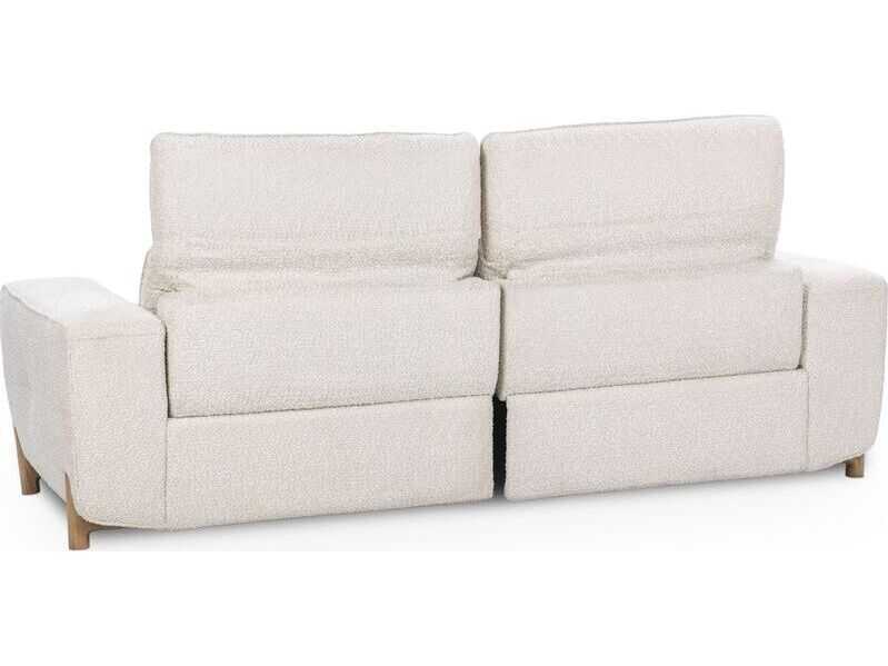 Classic Home Darrow Ivory White Upholstered Sofa