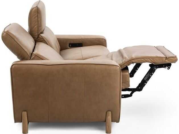 Classic Home Kadon Tan Brown Leather Sofa