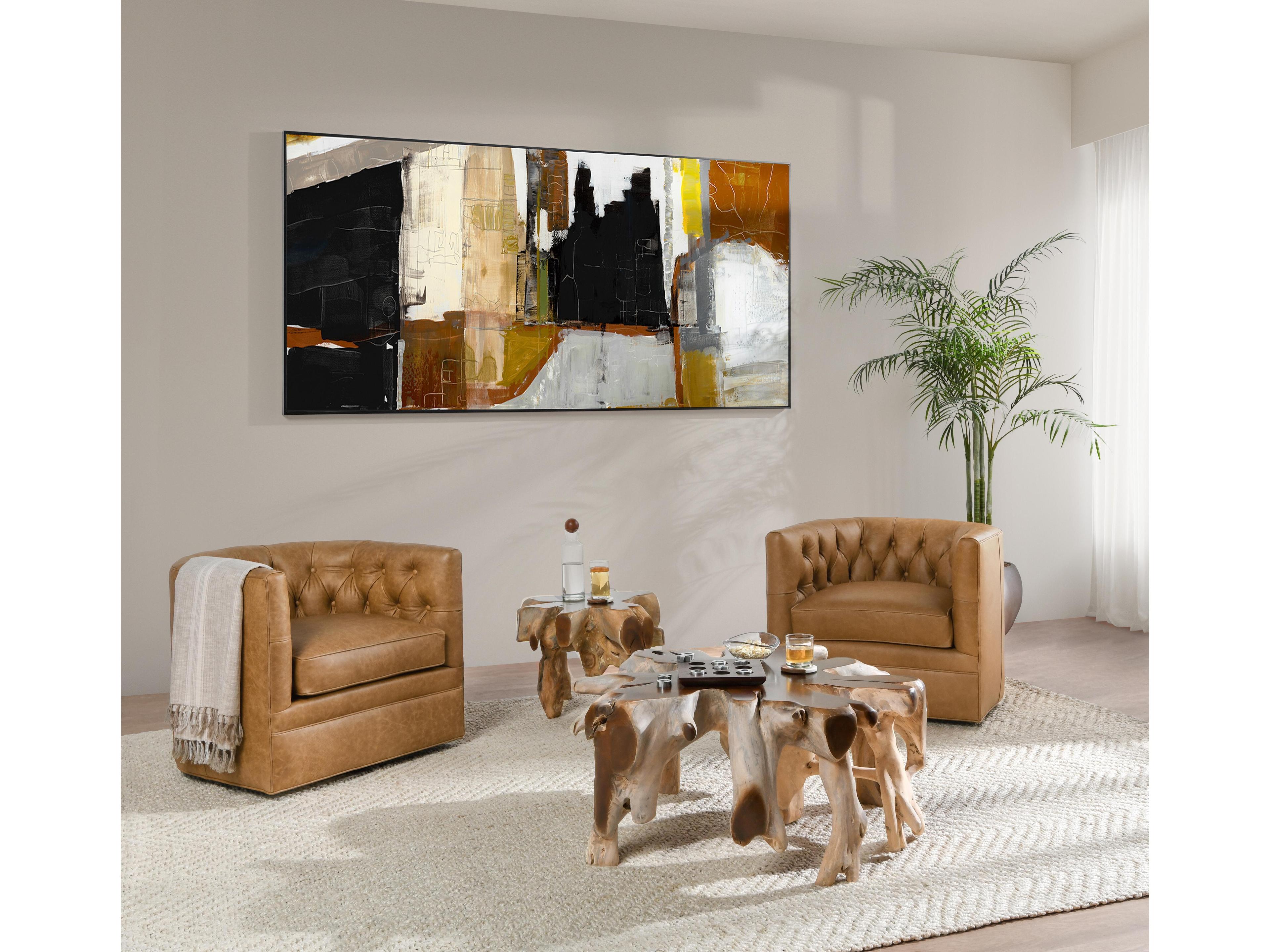 Classic Home Groot Wood Natural Coffee Table