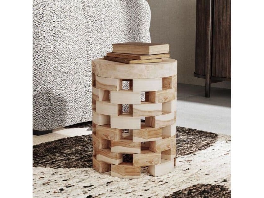 Classic Home Dacosta Round Wood End Table