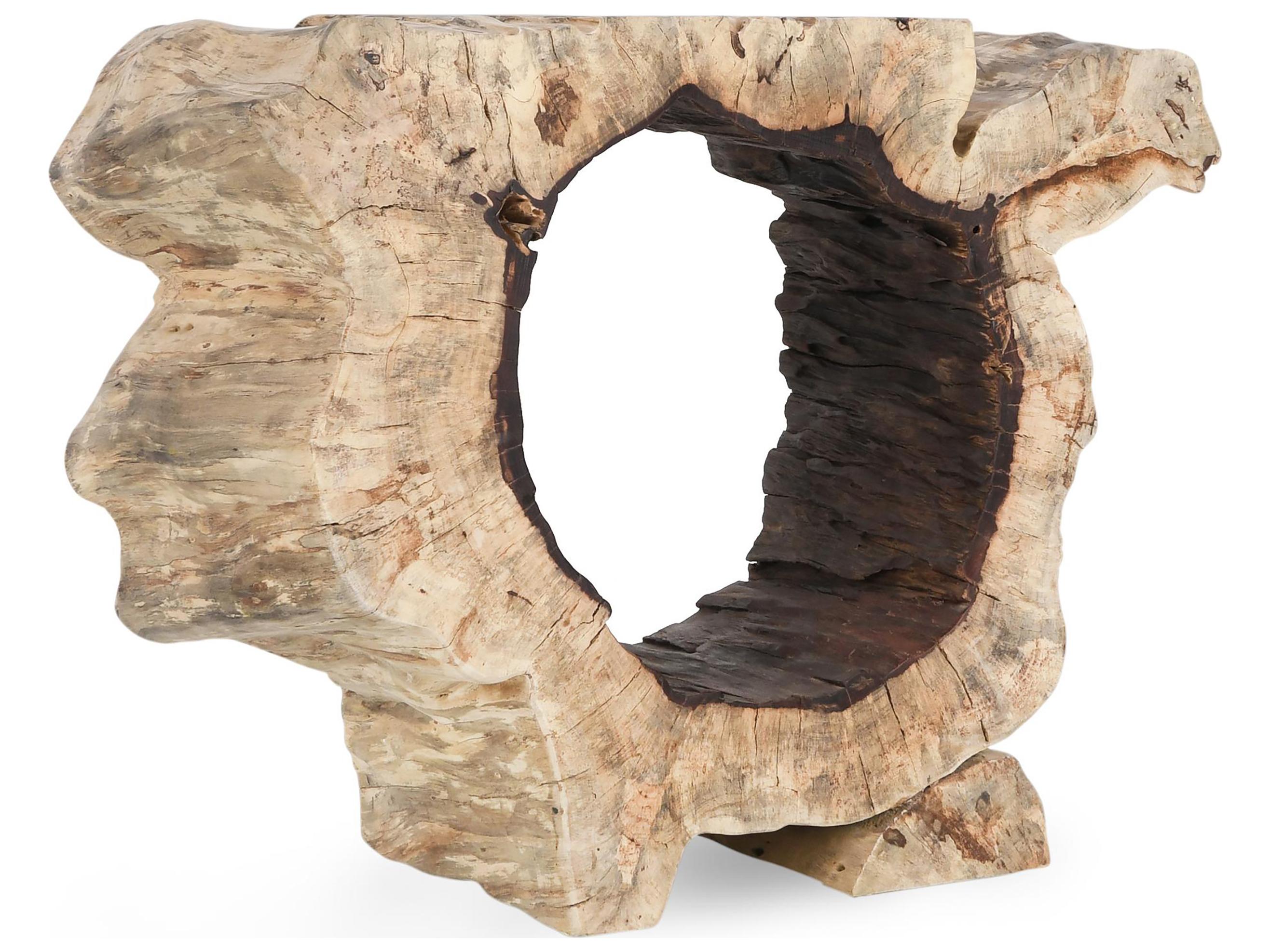 Classic Home Odette Wood Natural Console Table